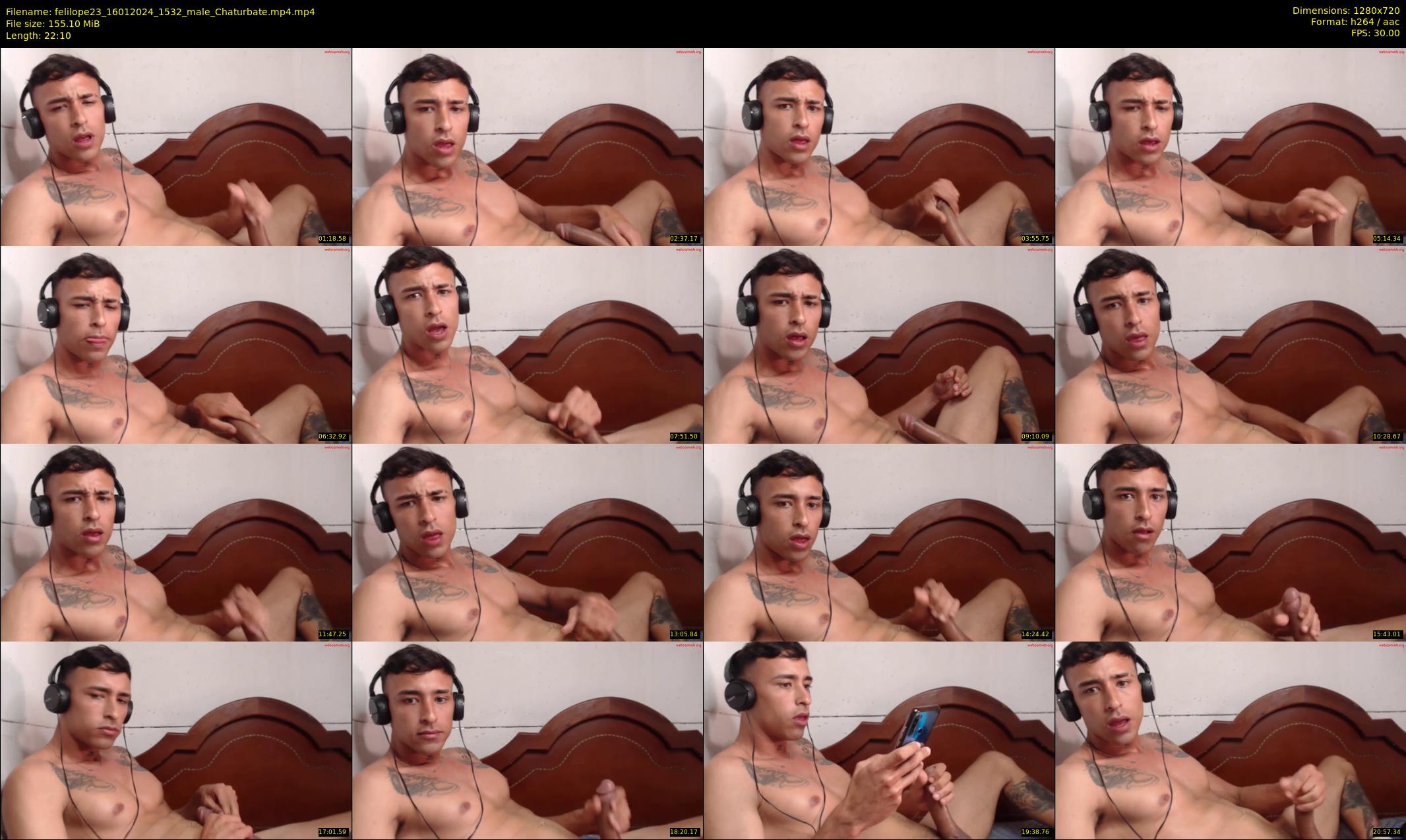 felilope23 — 23 minute Chaturbate male cam show recording, 720p, Jan 16, 2024