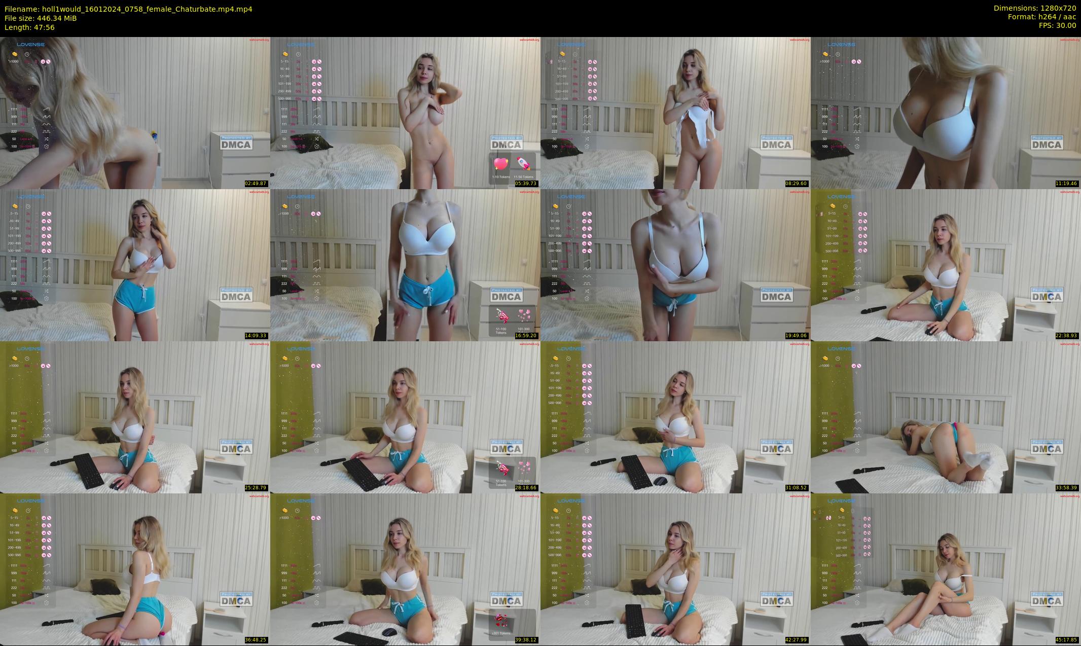 holl1would — 48 minute Chaturbate female cam show recording, 720p, Jan 16, 2024