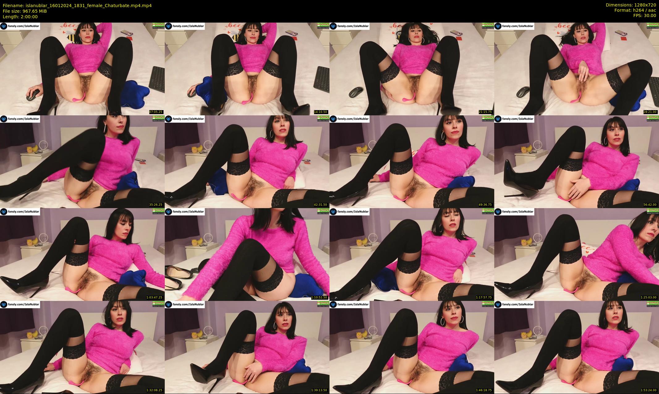 islanublar — 120 minute Chaturbate female cam show recording, 720p, Jan 16, 2024