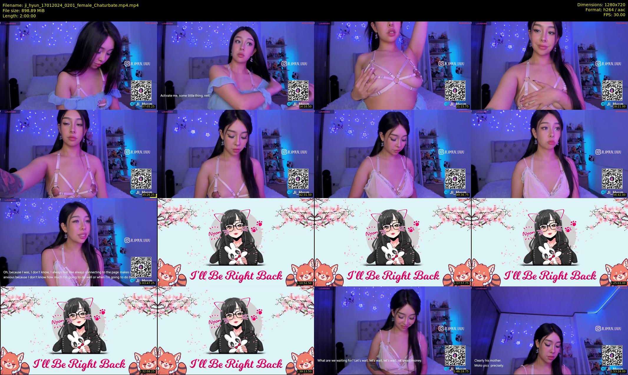 ji_hyun — 120 minute Chaturbate female cam show recording, 720p, Jan 17, 2024