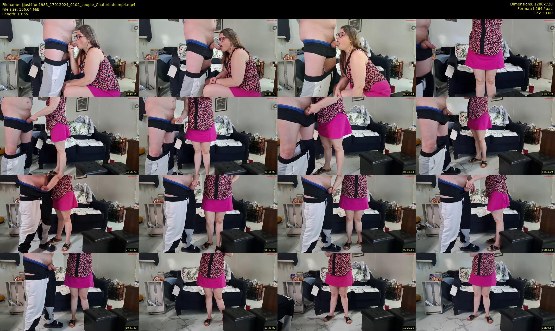 jjjust4fun1985 — 14 minute Chaturbate couple cam show recording, 720p, Jan 17, 2024