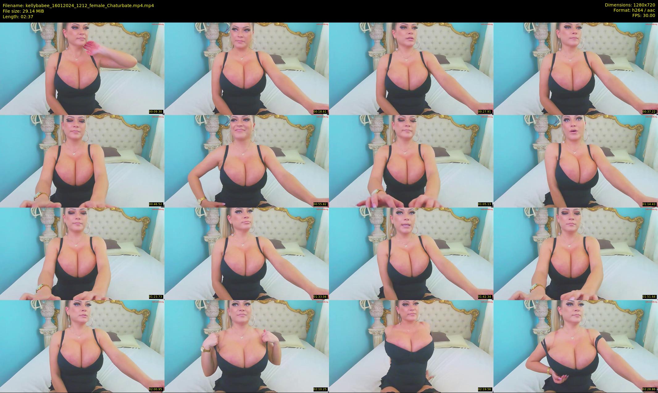 kellybabee — 3 minute Chaturbate female cam show recording, 720p, Jan 16, 2024