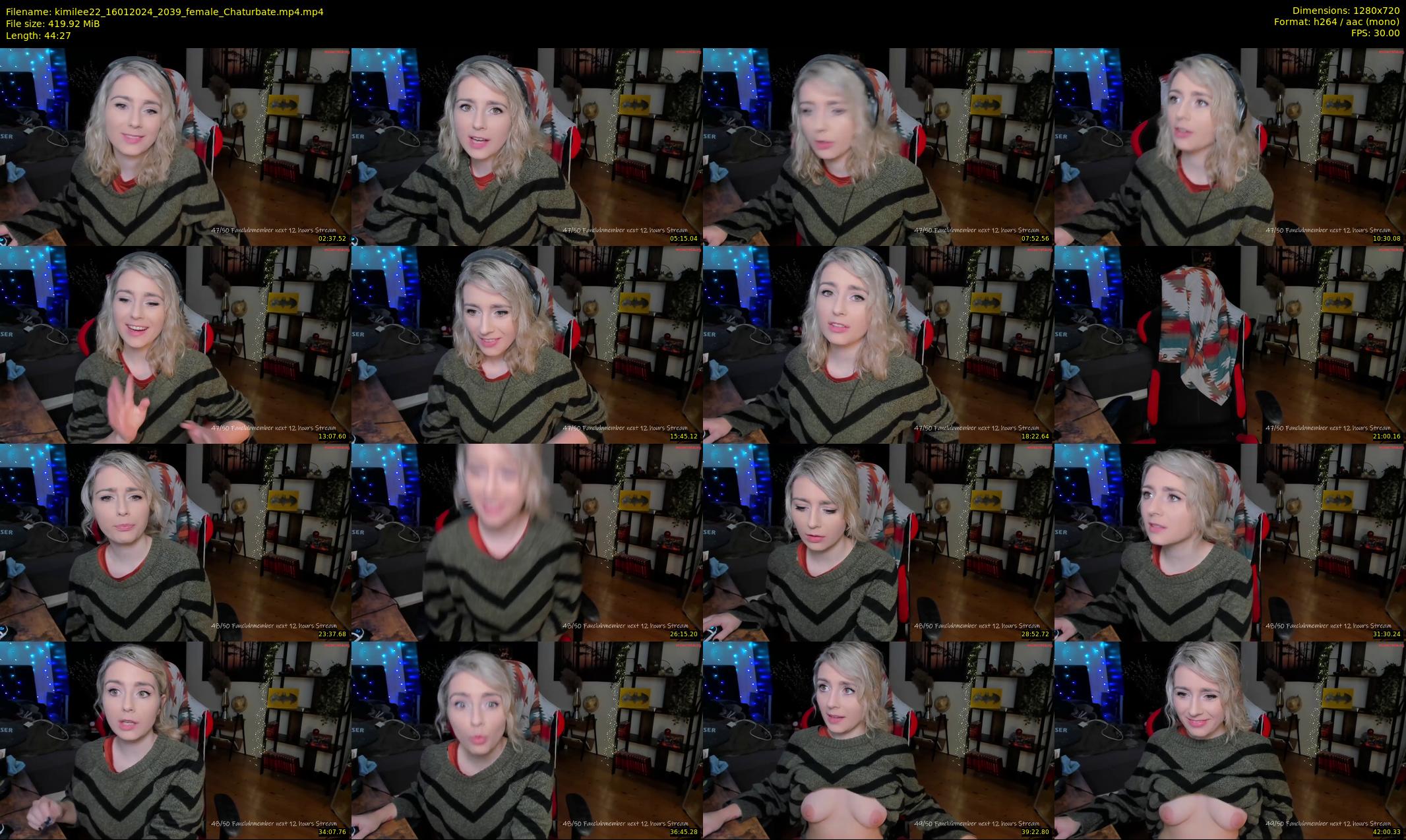 kimilee22 — 45 minute Chaturbate female cam show recording, 720p, Jan 16, 2024