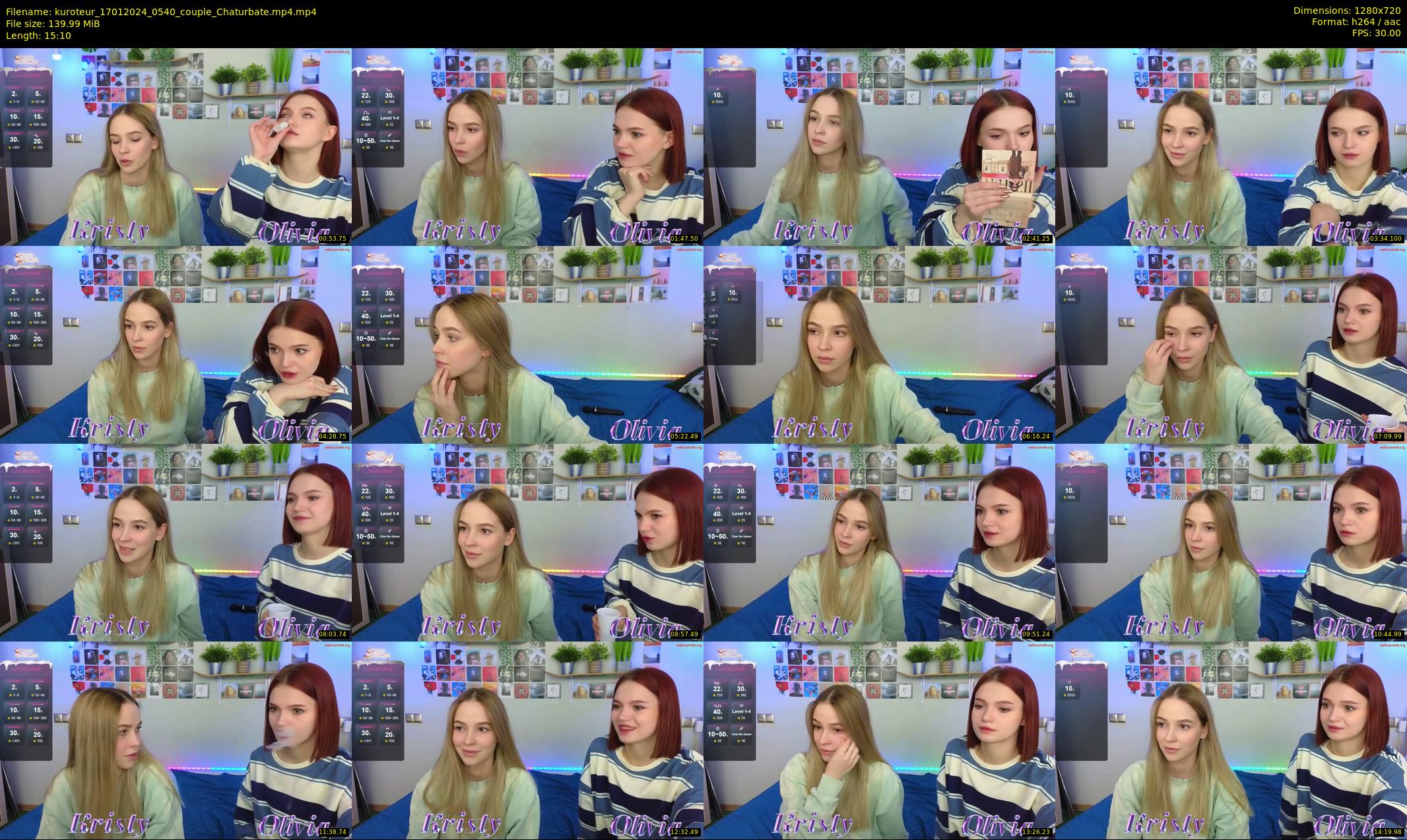 kuroteur — 16 minute Chaturbate couple cam show recording, 720p, Jan 17, 2024
