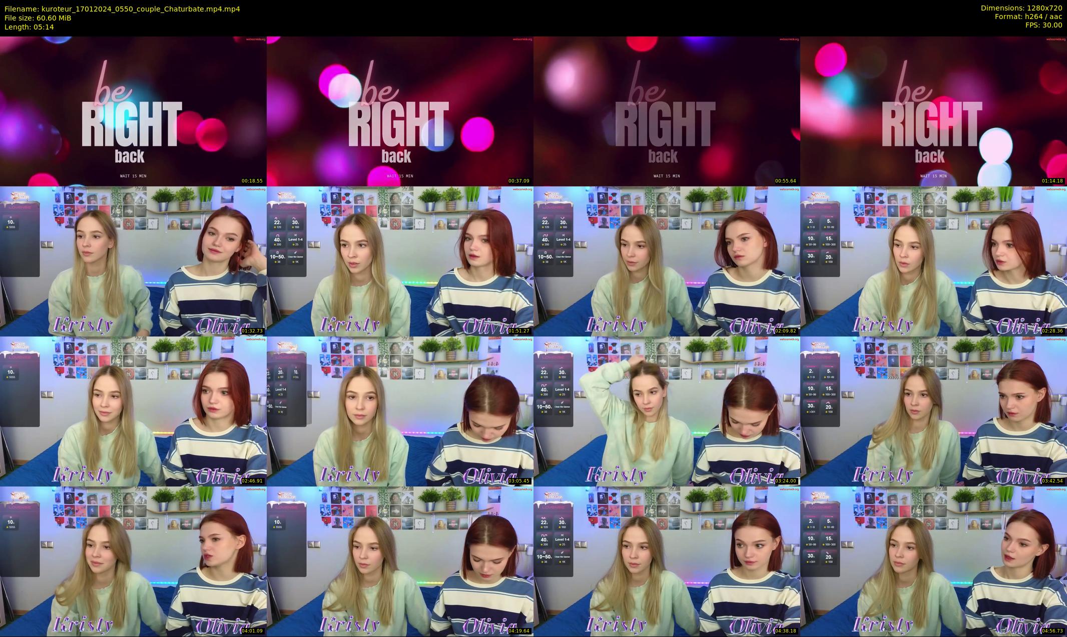 kuroteur — 6 minute Chaturbate couple cam show recording, 720p, Jan 17, 2024