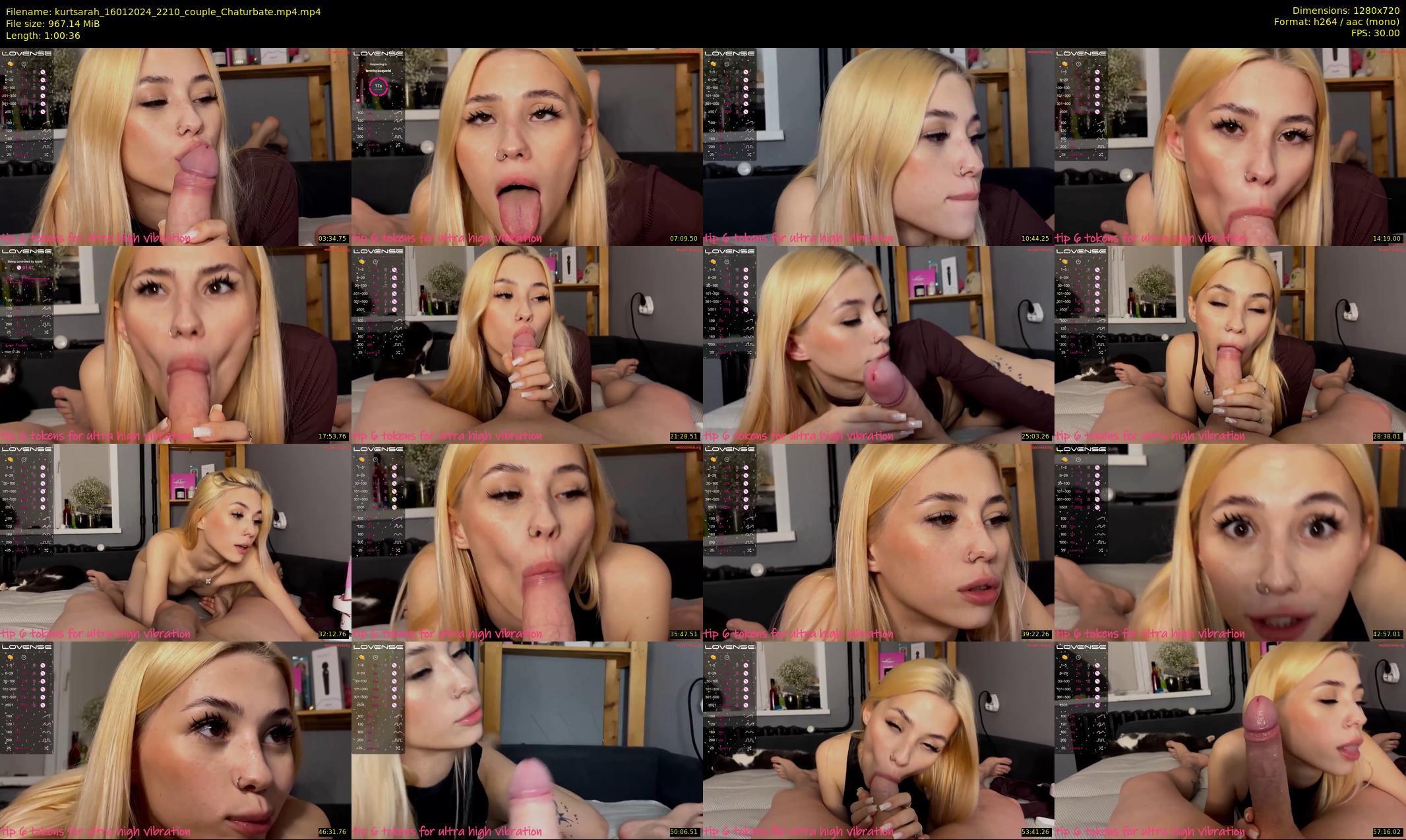 kurtsarah — 61 minute Chaturbate couple cam show recording, 720p, Jan 16, 2024