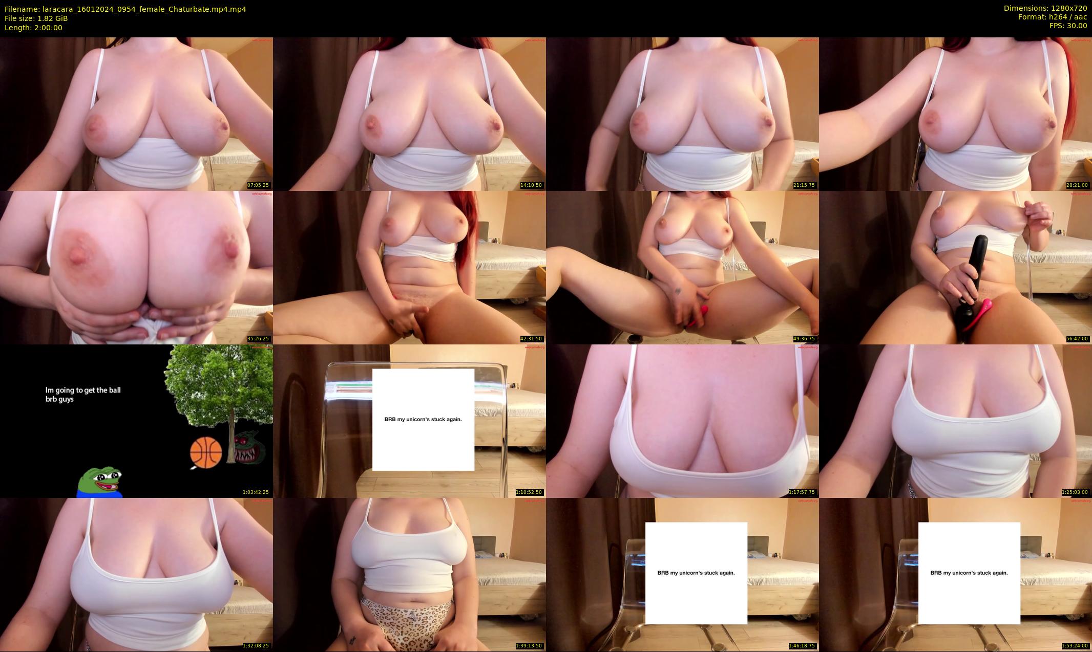 laracara — 120 minute Chaturbate female cam show recording, 720p, Jan 16, 2024