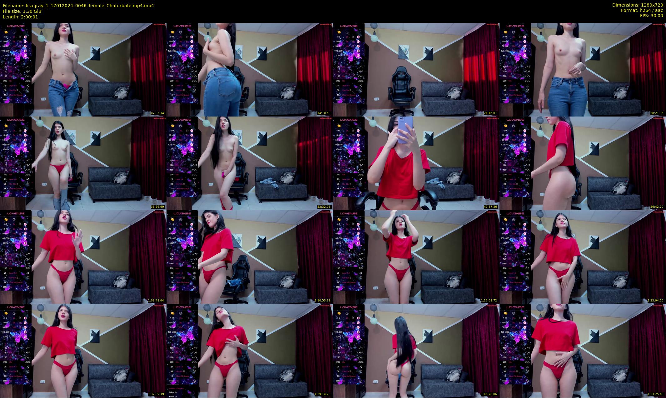 lisagray_1 — 121 minute Chaturbate female cam show recording, 720p, Jan 17, 2024