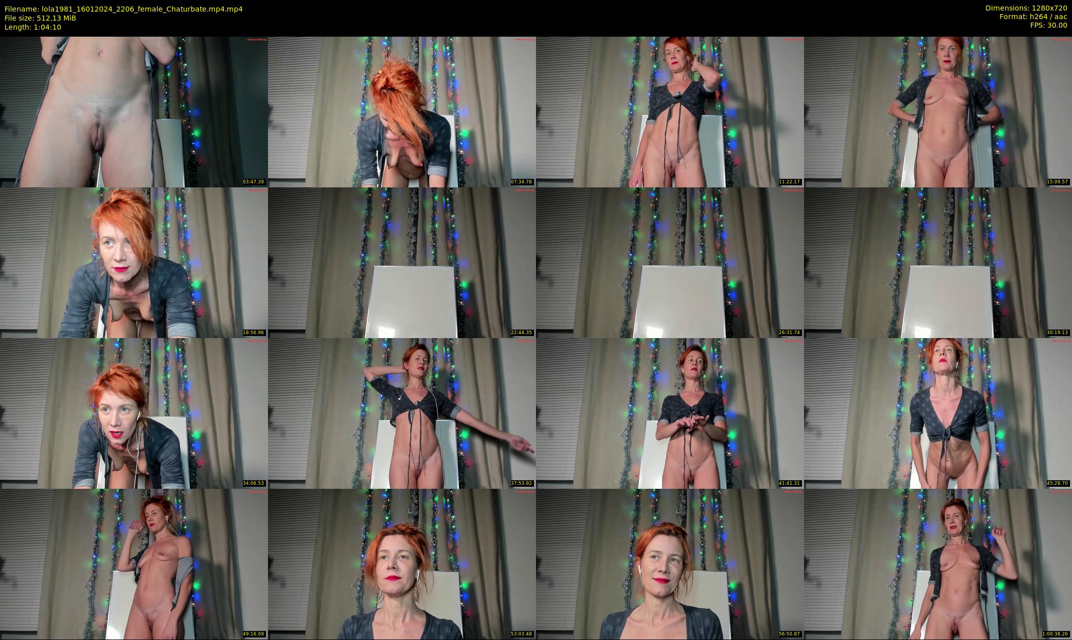 lola1981 — 65 minute Chaturbate female cam show recording, 720p, Jan 16, 2024