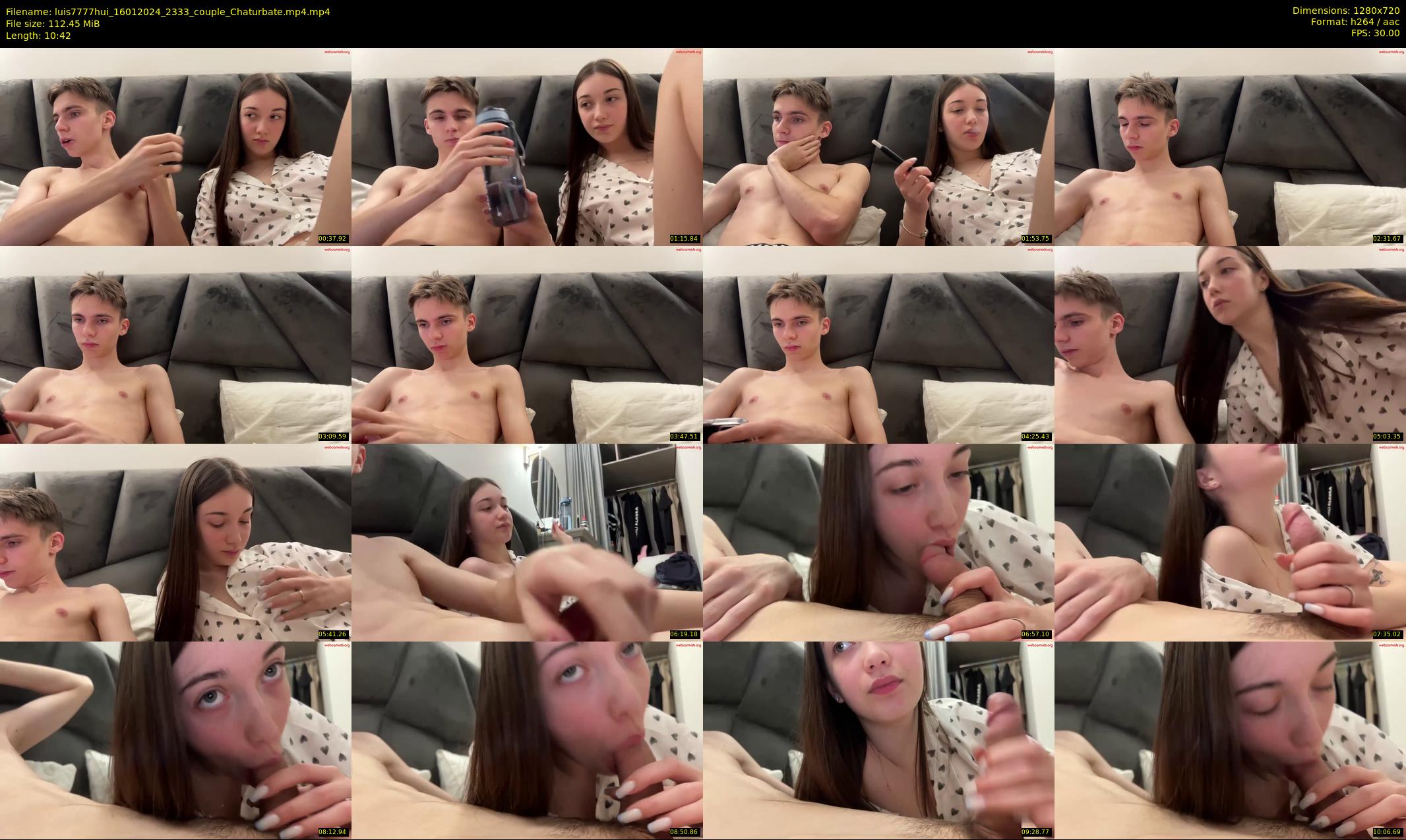 luis7777hui — 11 minute Chaturbate couple cam show recording, 720p, Jan 16, 2024