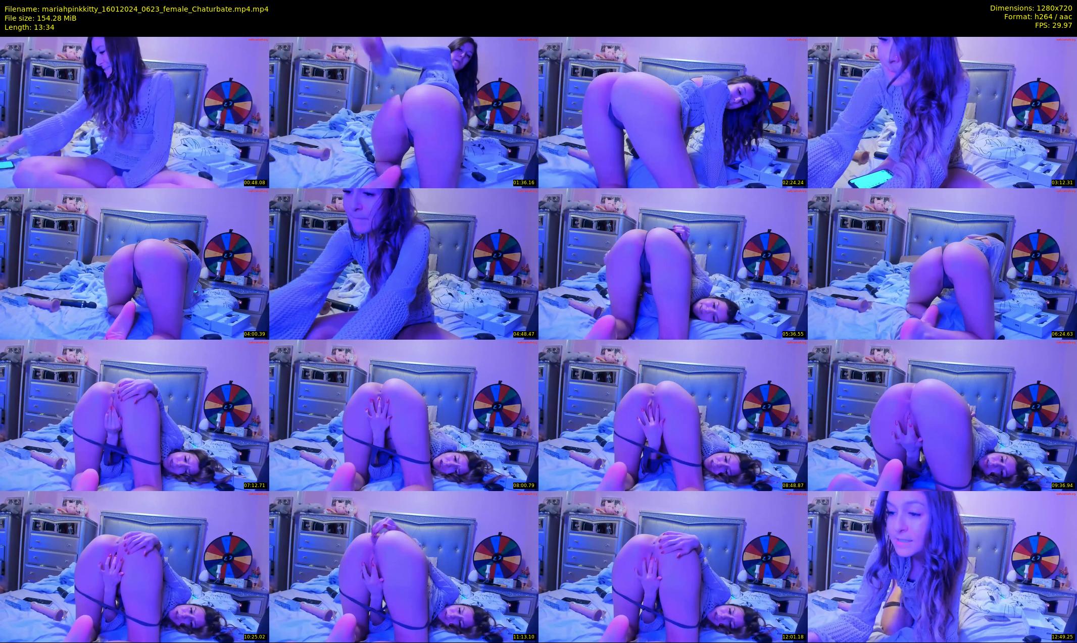 mariahpinkkitty — 14 minute Chaturbate female cam show recording, 720p, Jan 16, 2024