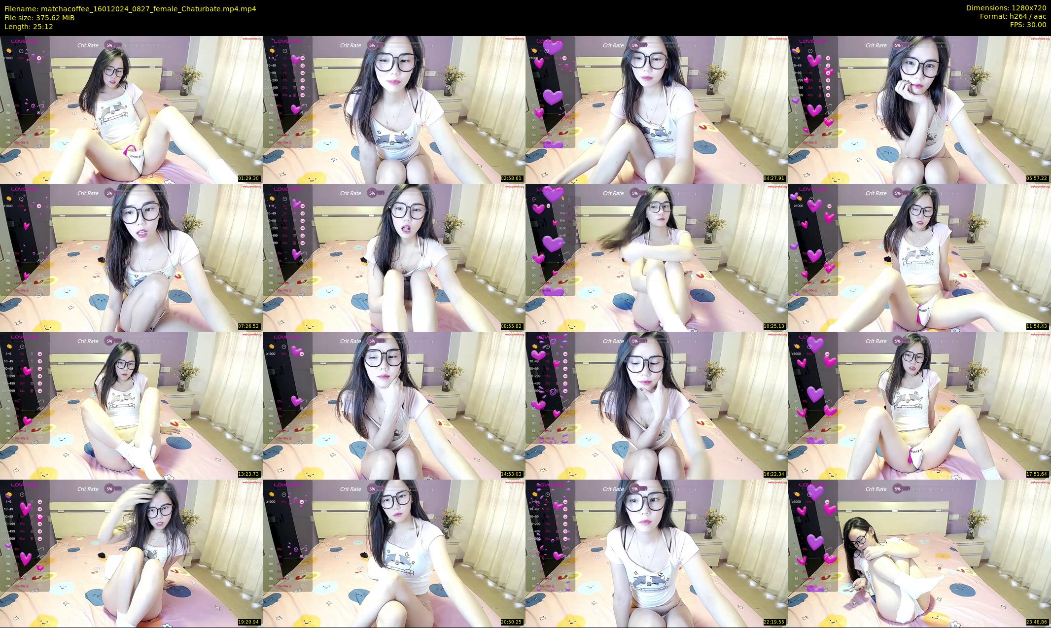 matchacoffee — 26 minute Chaturbate female cam show recording, 720p, Jan 16, 2024