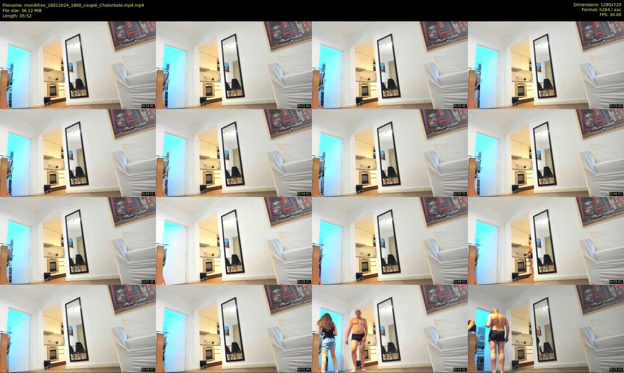 monikfree — 6 minute Chaturbate couple cam show recording, 720p, Jan 16, 2024
