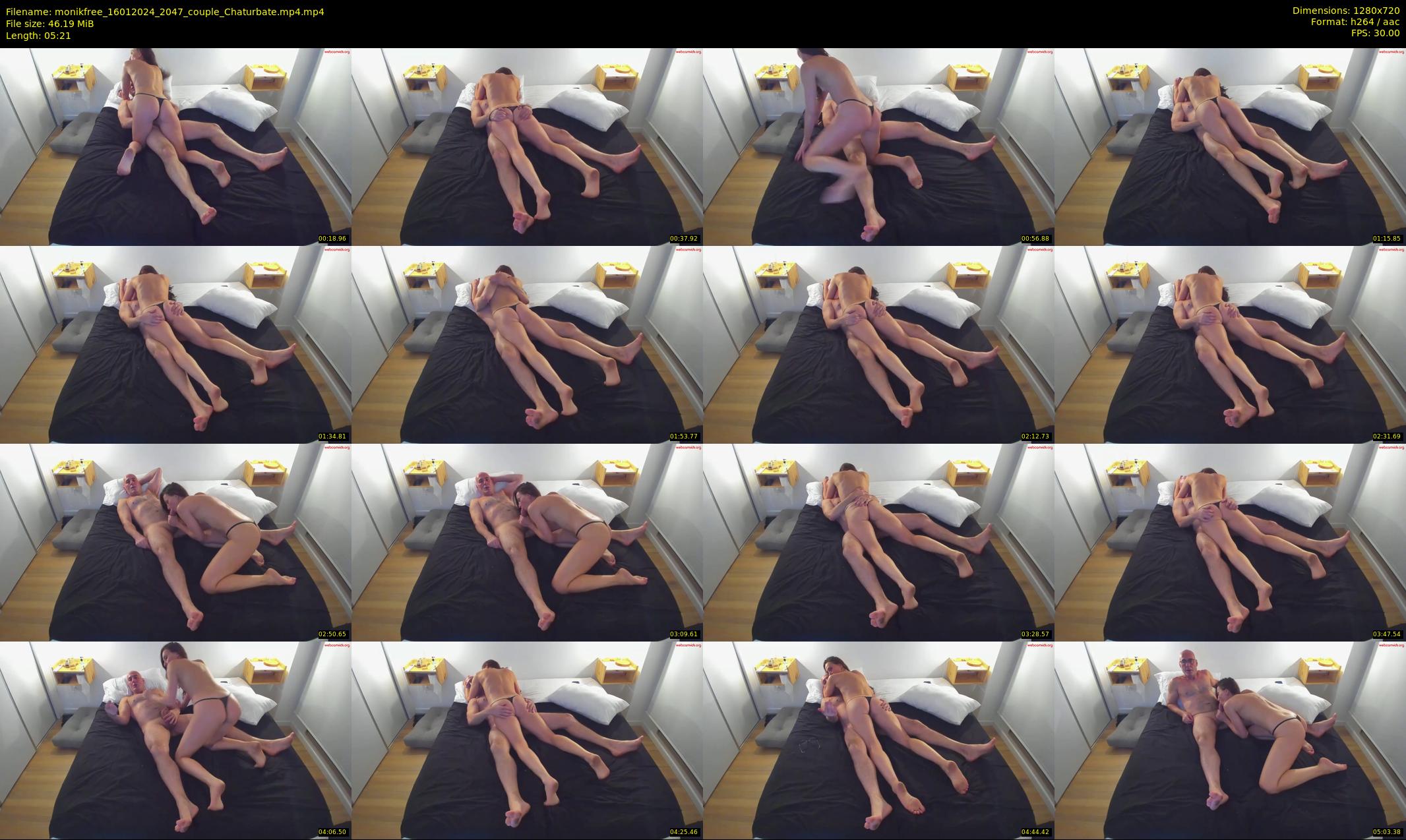 monikfree — 6 minute Chaturbate couple cam show recording, 720p, Jan 16, 2024