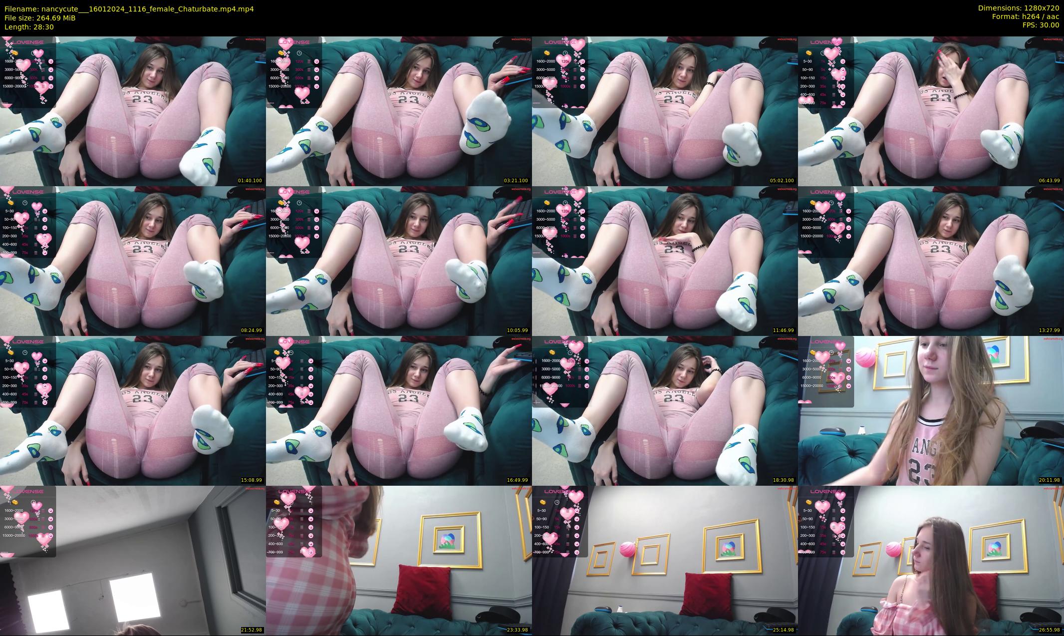 nancycute__ — 29 minute Chaturbate female cam show recording, 720p, Jan 16, 2024