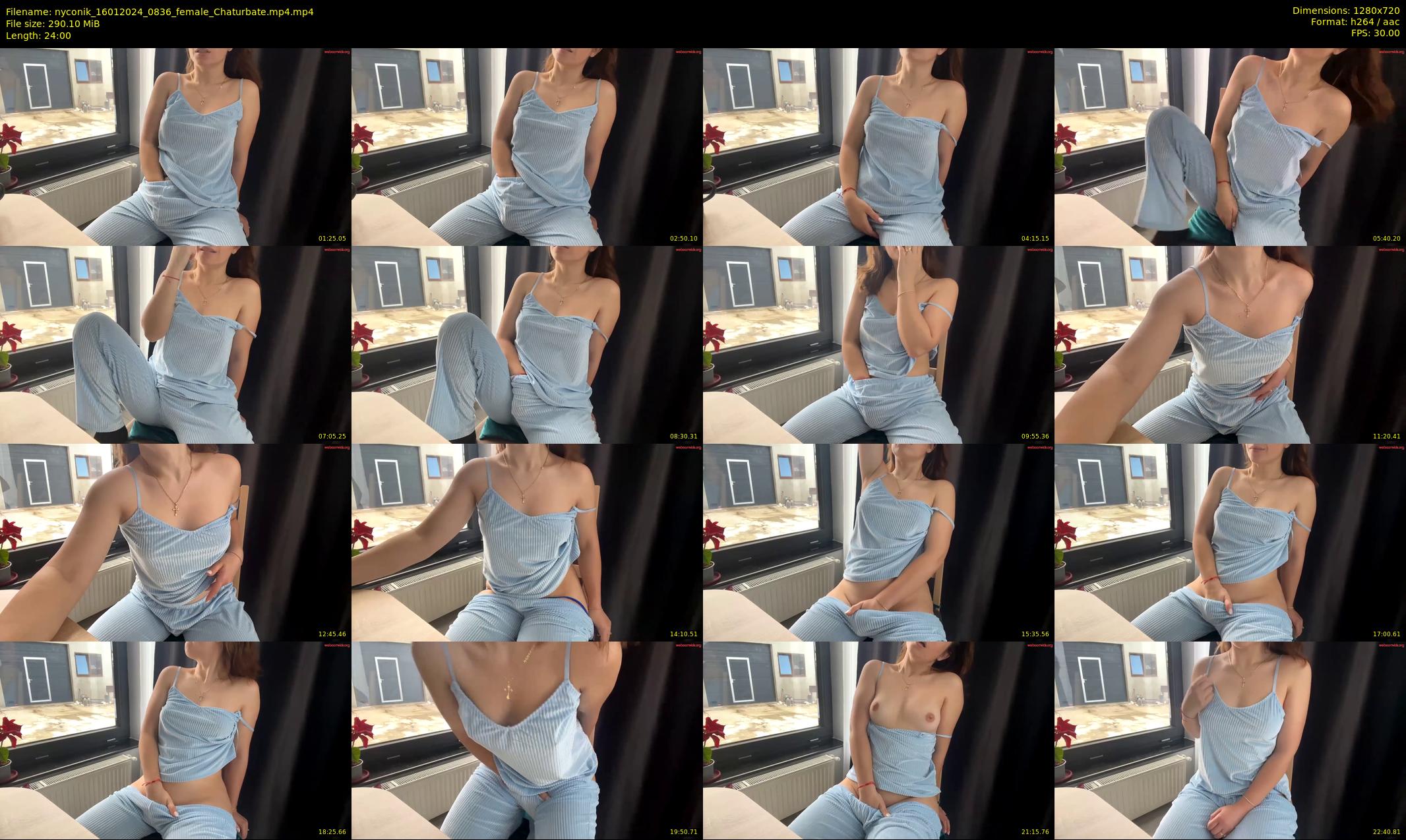 nyconik — 24 minute Chaturbate female cam show recording, 720p, Jan 16, 2024