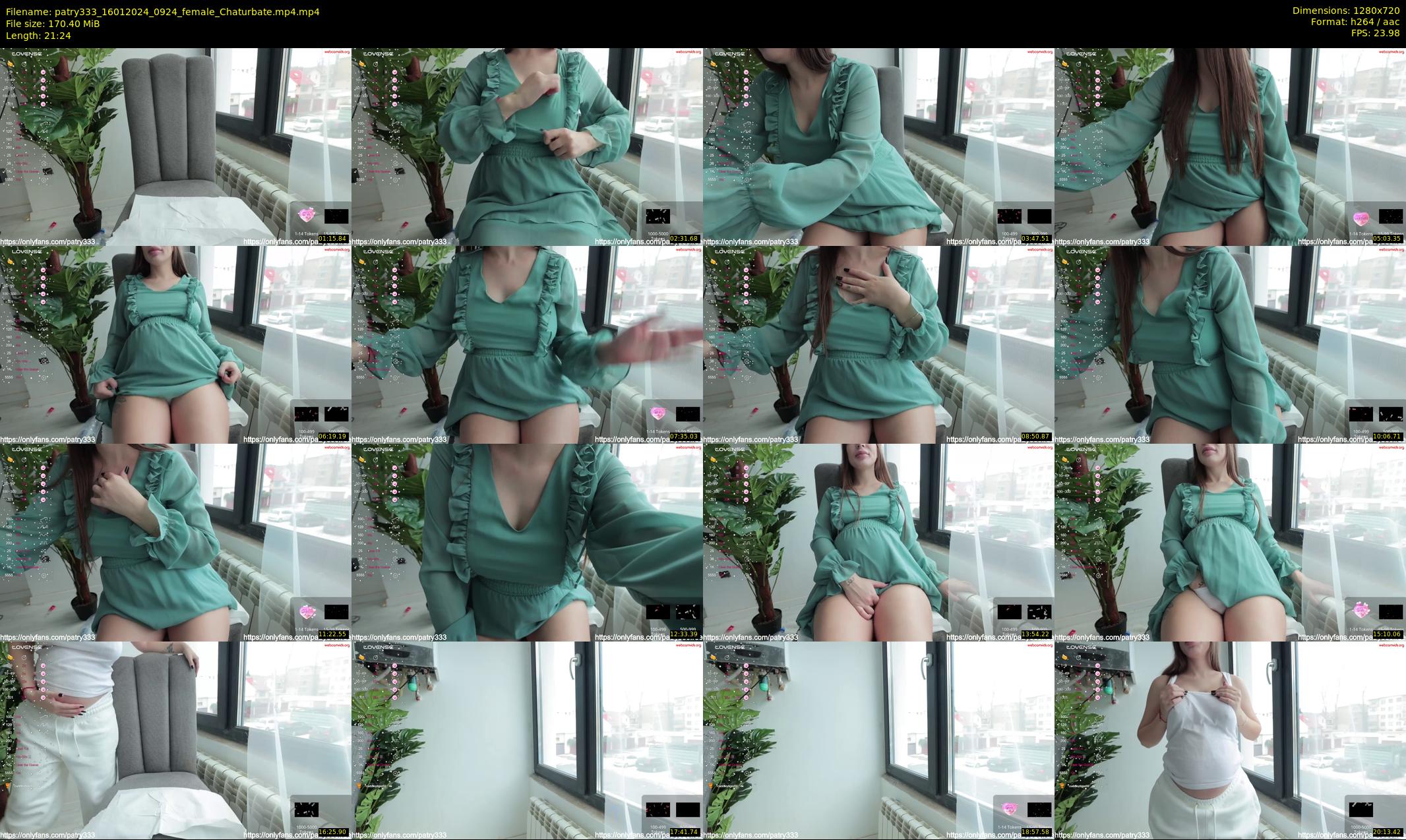 patry333 — 22 minute Chaturbate female cam show recording, 720p, Jan 16, 2024