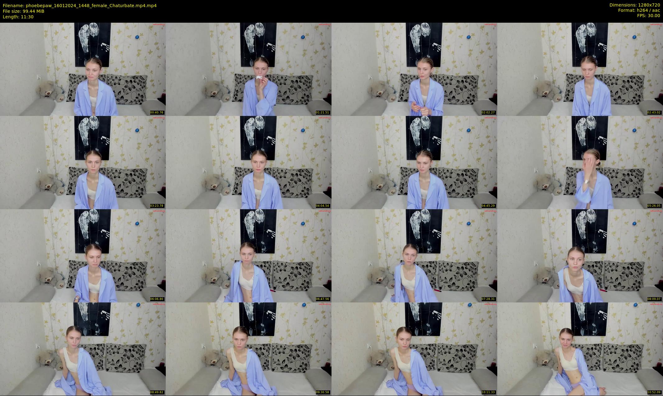 phoebepaw — 12 minute Chaturbate female cam show recording, 720p, Jan 16, 2024
