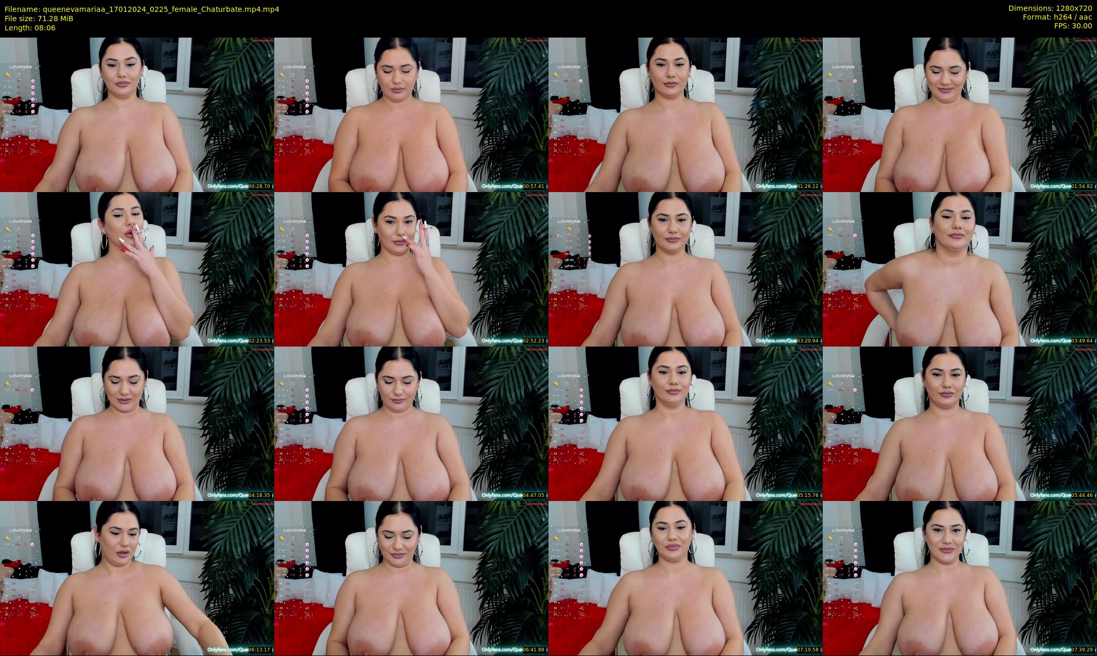 queenevamariaa — 9 minute Chaturbate female cam show recording, 720p, Jan 17, 2024