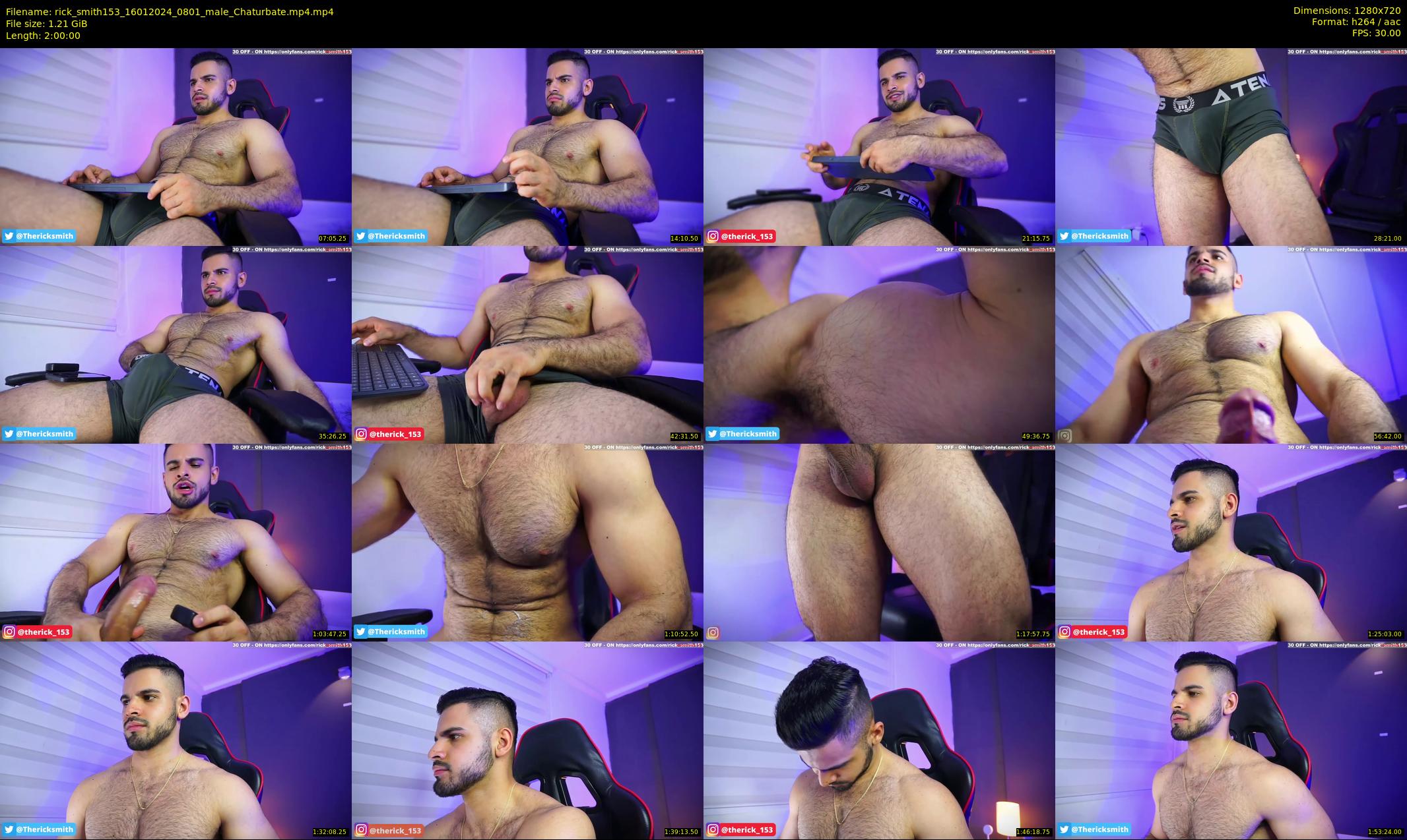 rick_smith153 — 120 minute Chaturbate male cam show recording, 720p, Jan 16, 2024