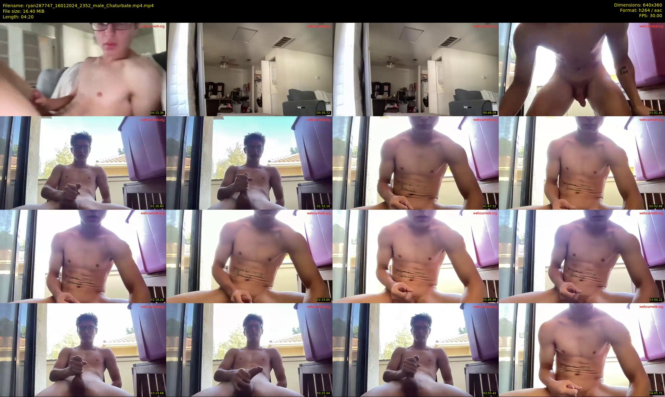 ryan287747 — 5 minute Chaturbate male cam show recording, 360p, Jan 16, 2024