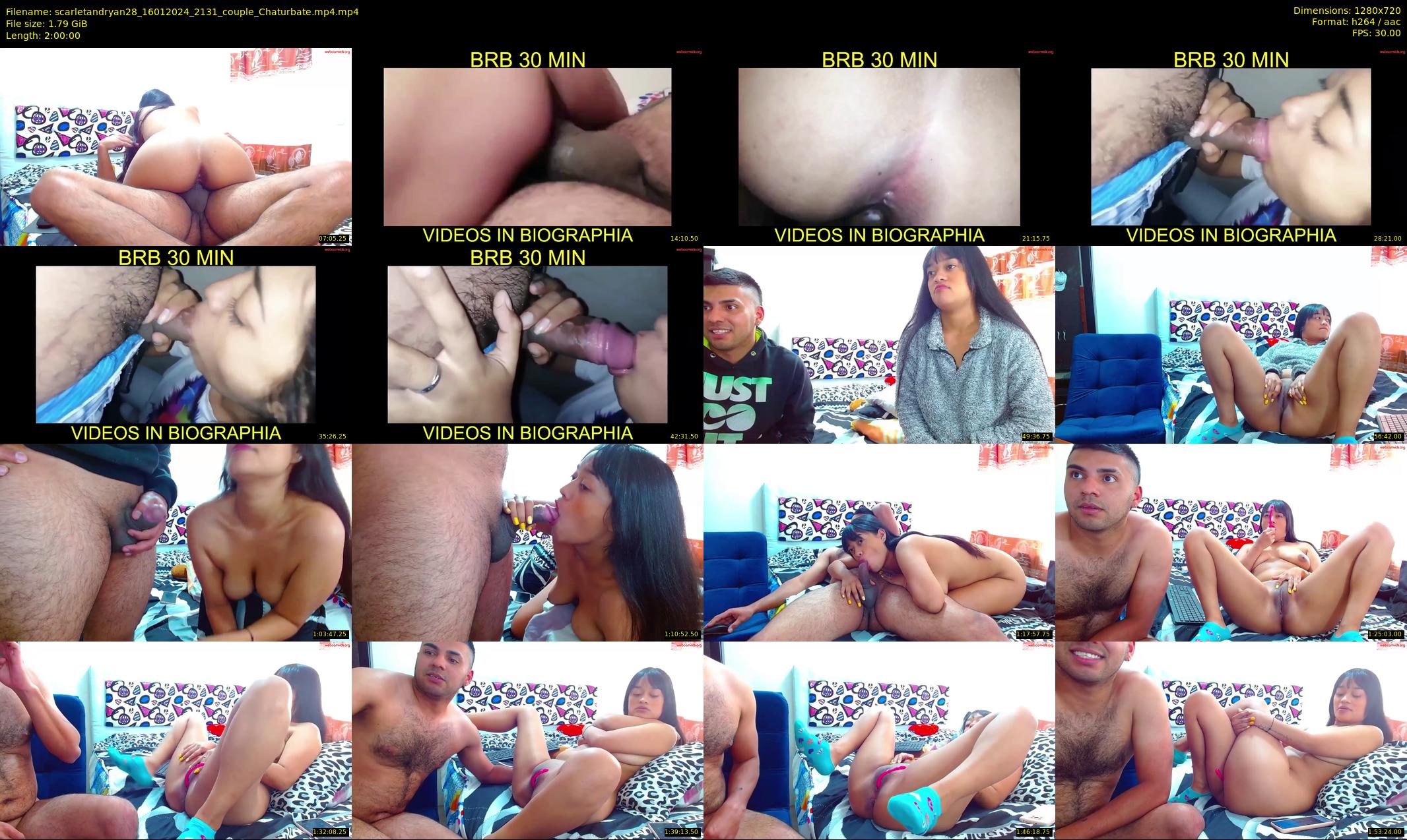 scarletandryan28 — 120 minute Chaturbate couple cam show recording, 720p, Jan 16, 2024