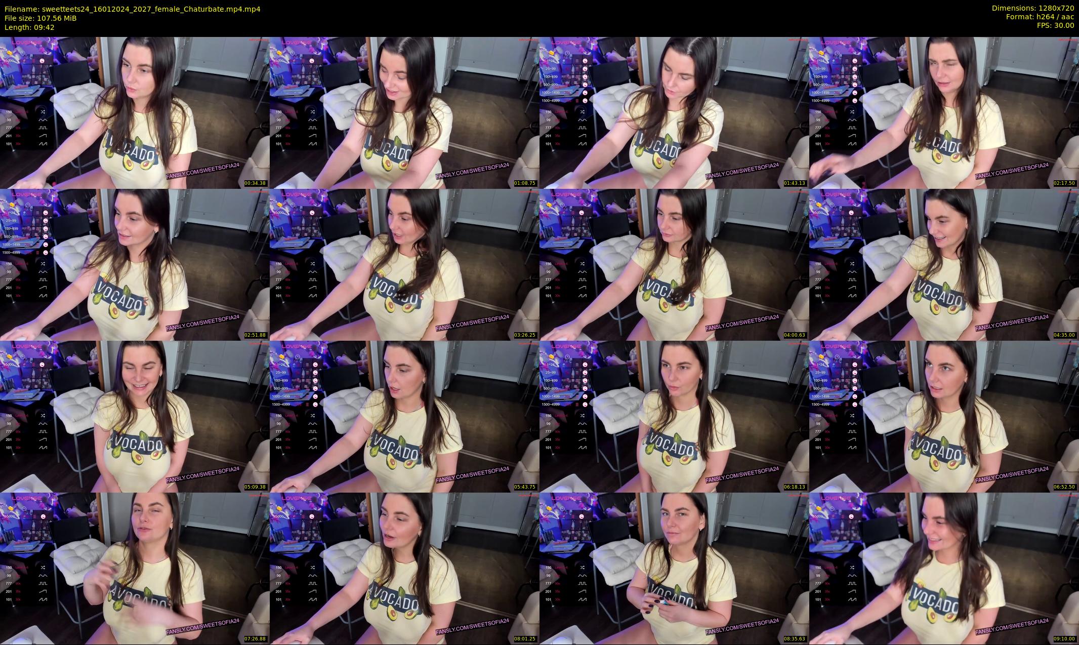 sweetteets24 — 10 minute Chaturbate female cam show recording, 720p, Jan 16, 2024