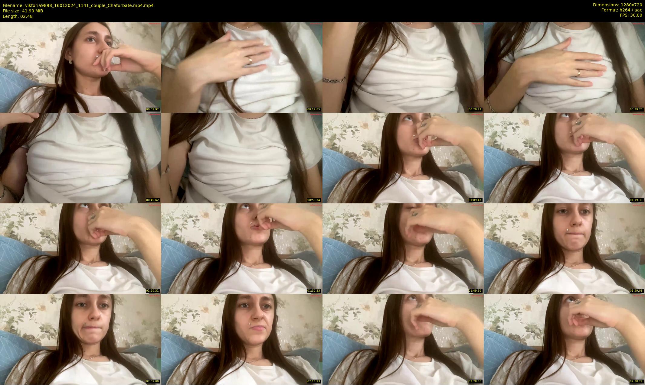 viktoria9898 — 3 minute Chaturbate couple cam show recording, 720p, Jan 16, 2024