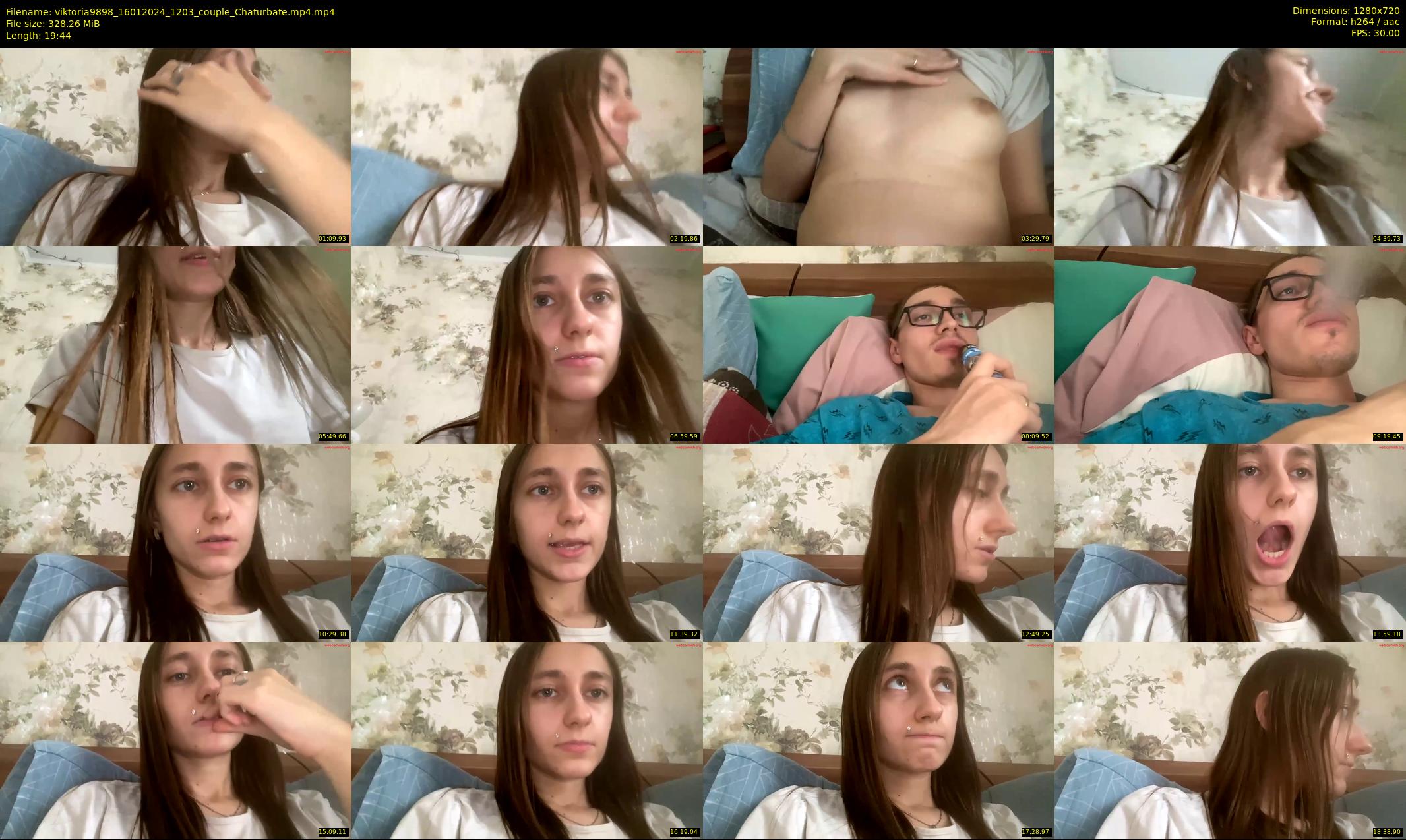 viktoria9898 — 20 minute Chaturbate couple cam show recording, 720p, Jan 16, 2024