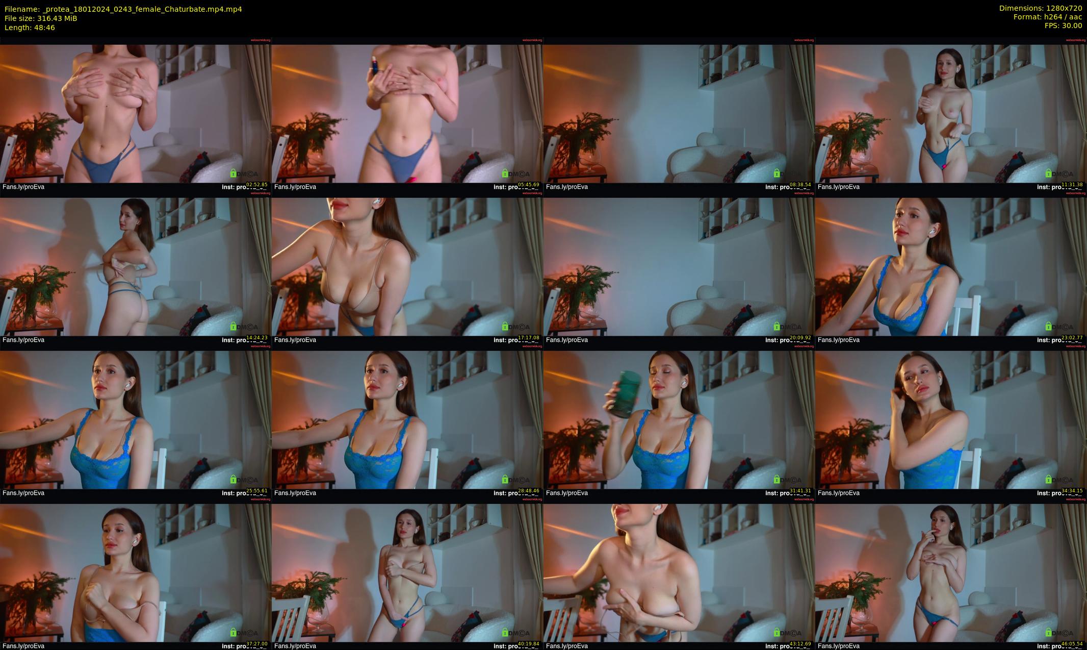 _protea — 49 minute Chaturbate female cam show recording, 720p, Jan 18, 2024