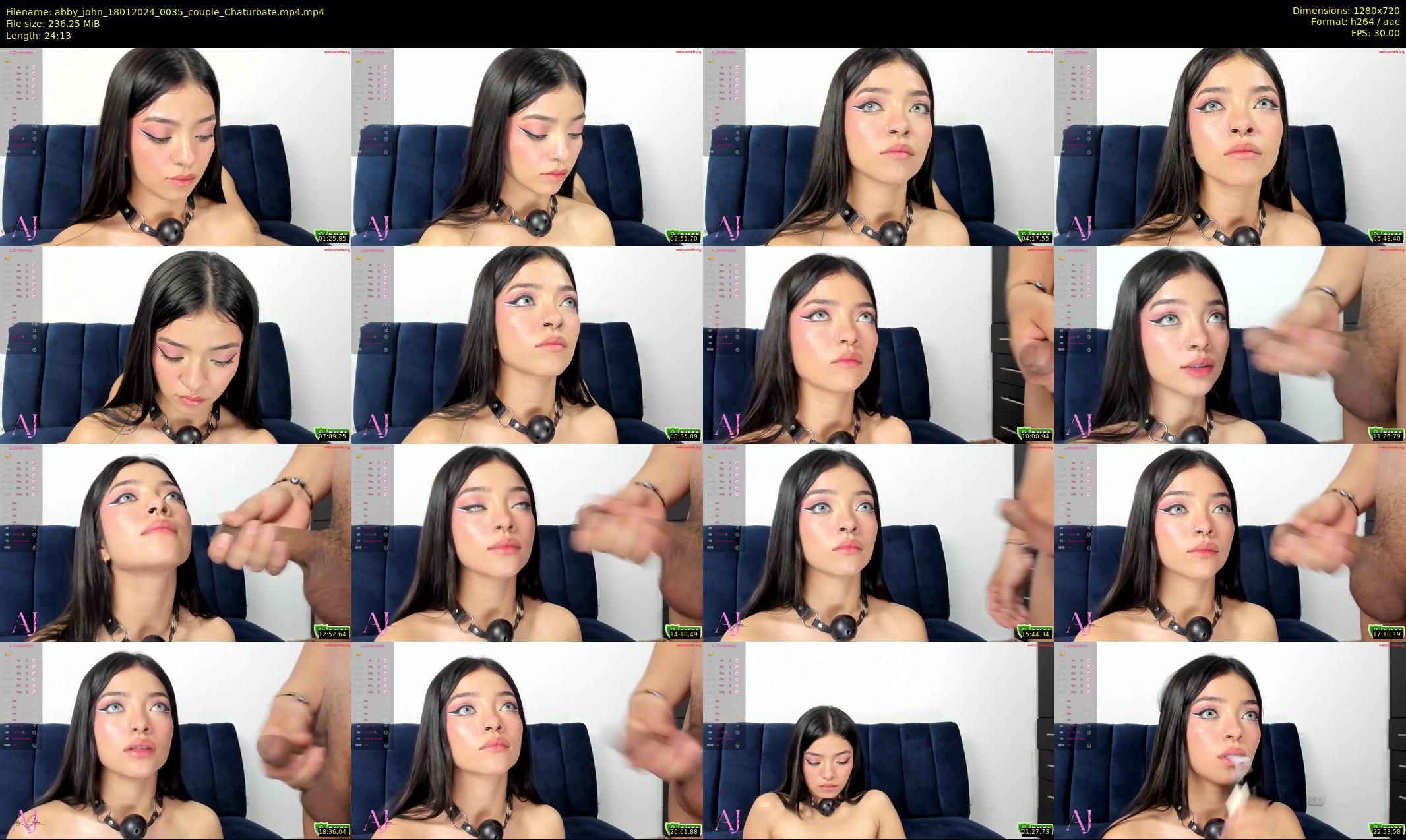abby_john — 25 minute Chaturbate couple cam show recording, 720p, Jan 18, 2024