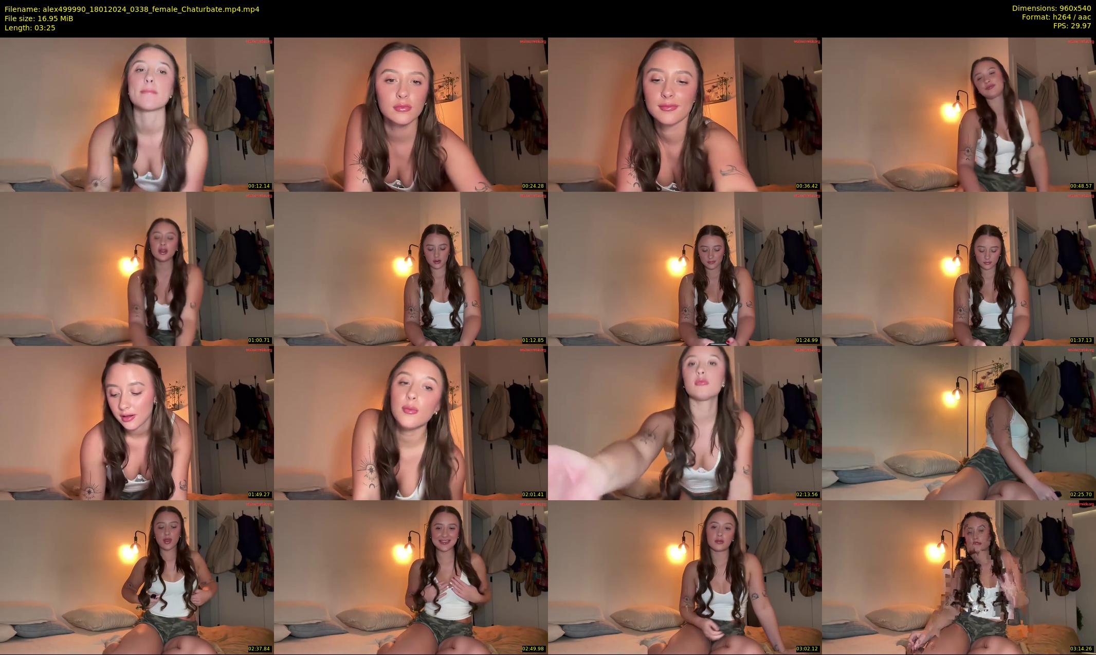 alex499990 — 4 minute Chaturbate female cam show recording, 480p, Jan 18, 2024