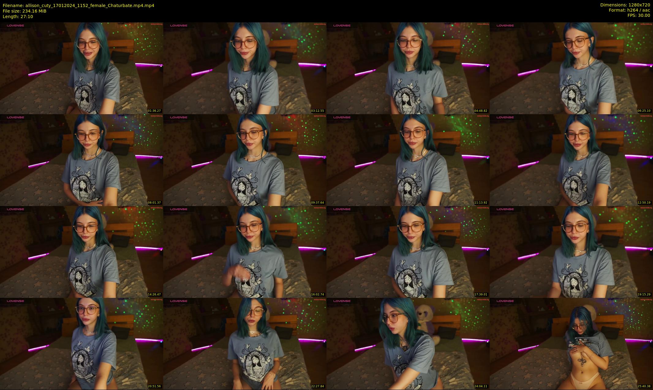 allison_cuty — 28 minute Chaturbate female cam show recording, 720p, Jan 17, 2024