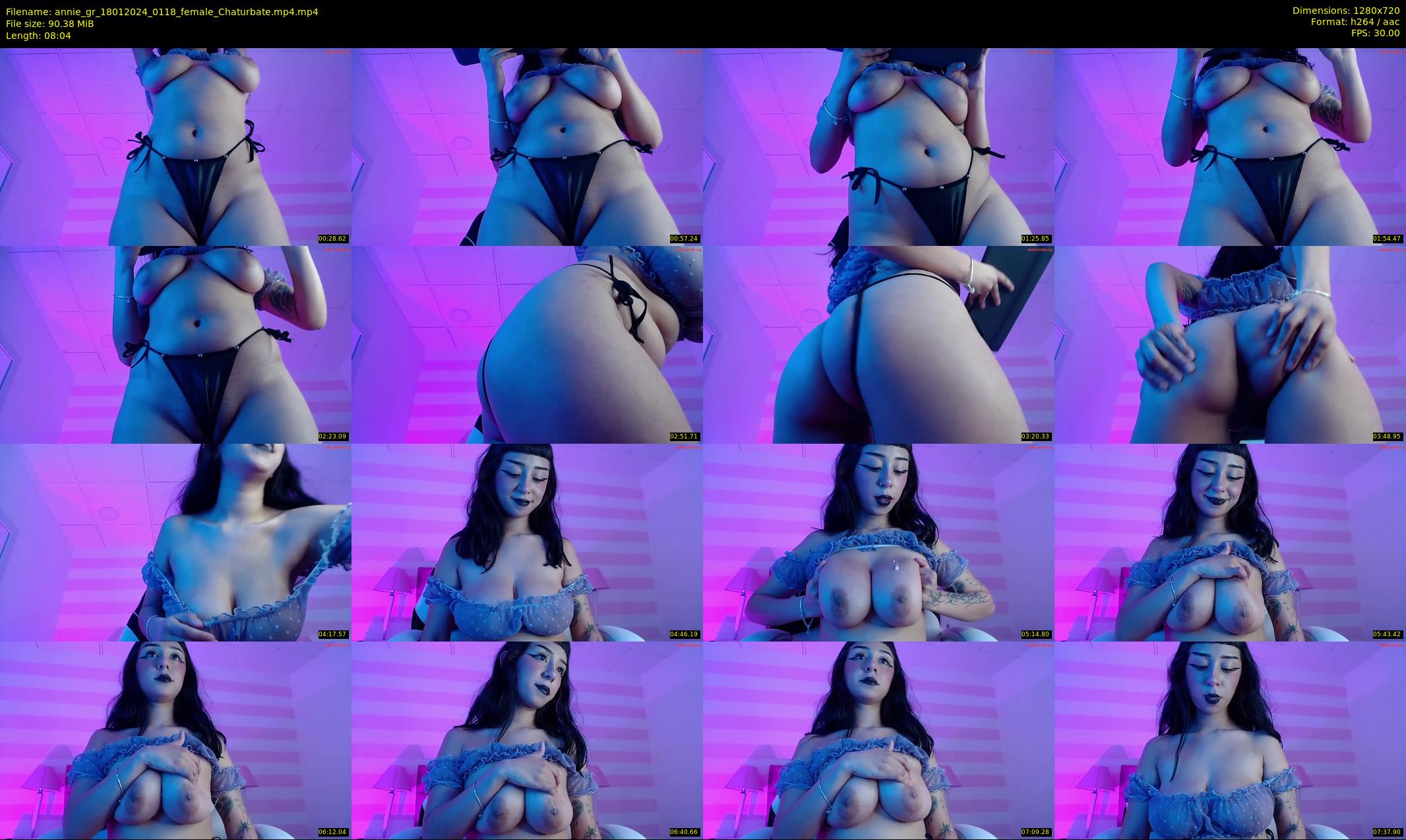 annie_gr — 9 minute Chaturbate female cam show recording, 720p, Jan 18, 2024