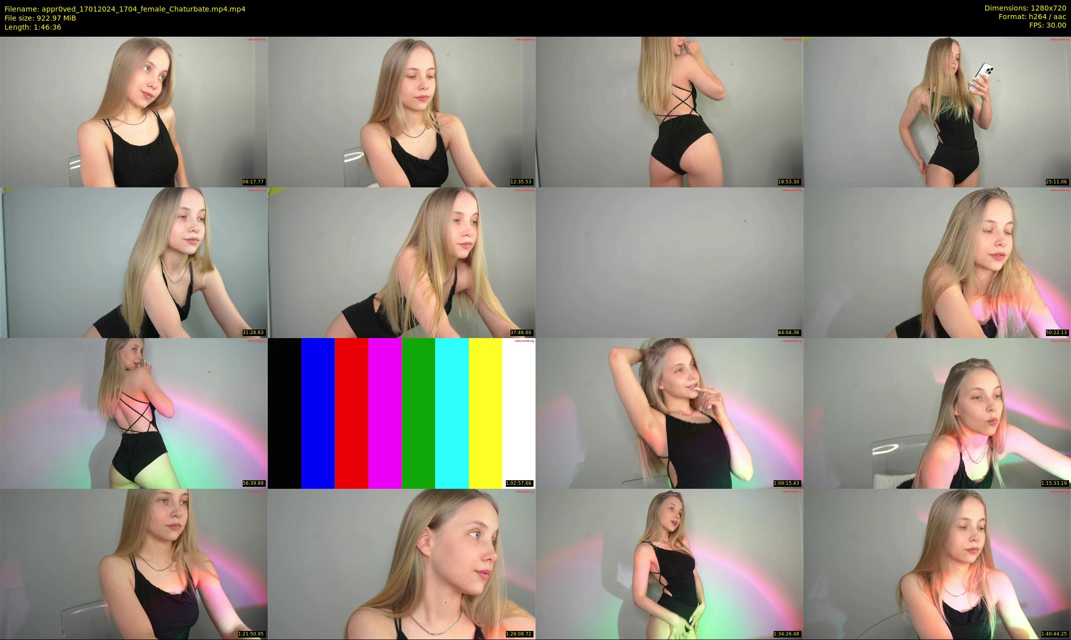 appr0ved — 107 minute Chaturbate female cam show recording, 720p, Jan 17, 2024