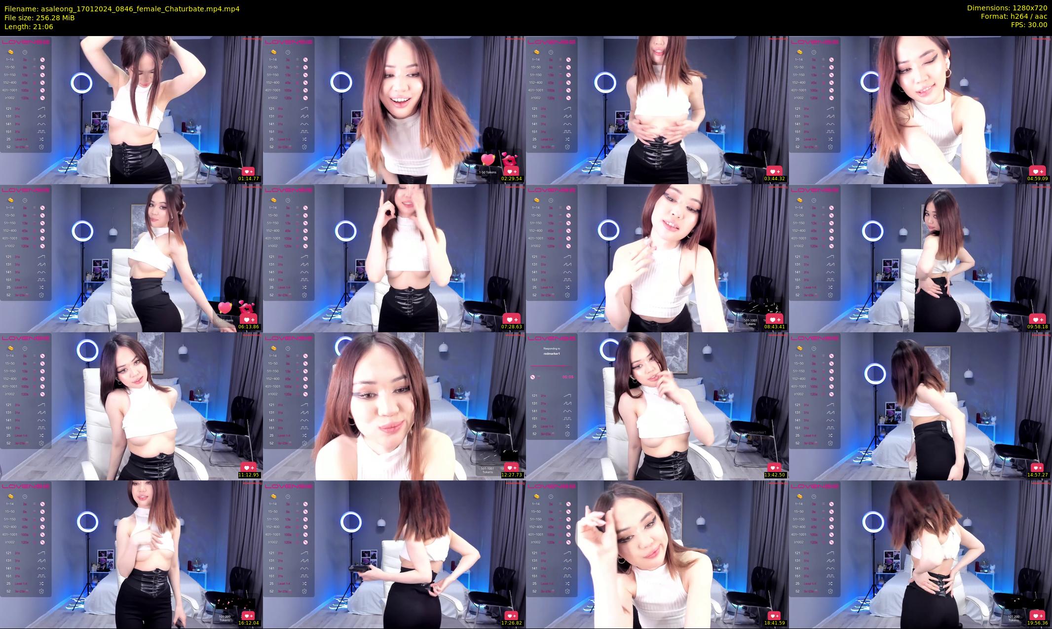 asaleong — 22 minute Chaturbate female cam show recording, 720p, Jan 17, 2024