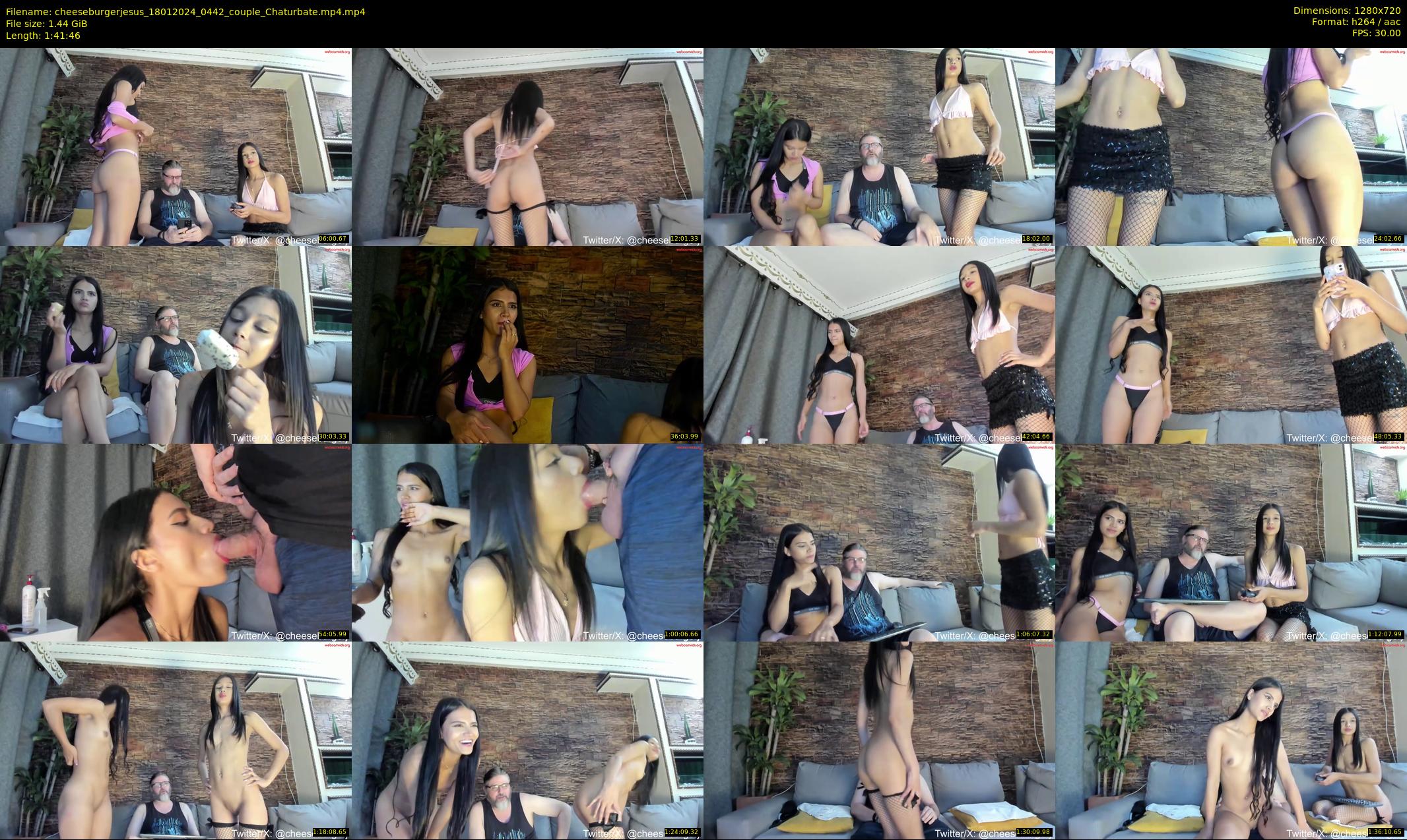 cheeseburgerjesus — 102 minute Chaturbate couple cam show recording, 720p, Jan 18, 2024