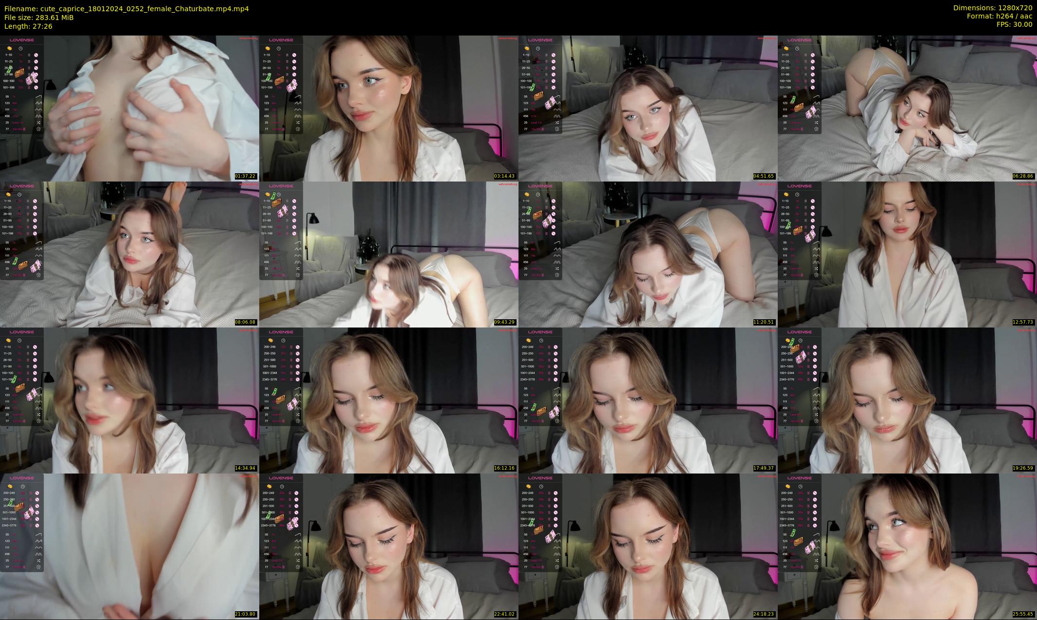 cute_caprice — 28 minute Chaturbate female cam show recording, 720p, Jan 18, 2024