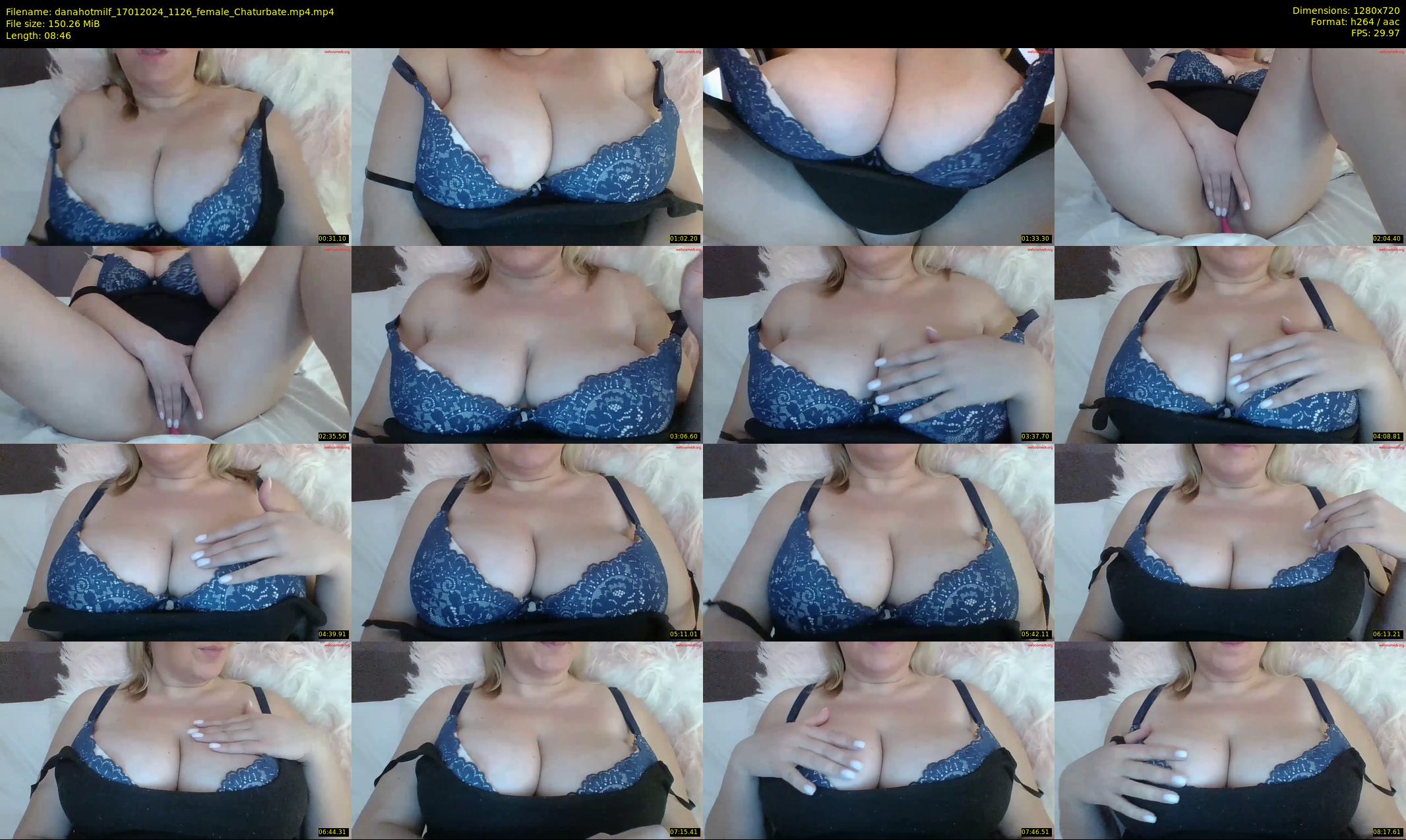 danahotmilf — 9 minute Chaturbate female cam show recording, 720p, Jan 17, 2024