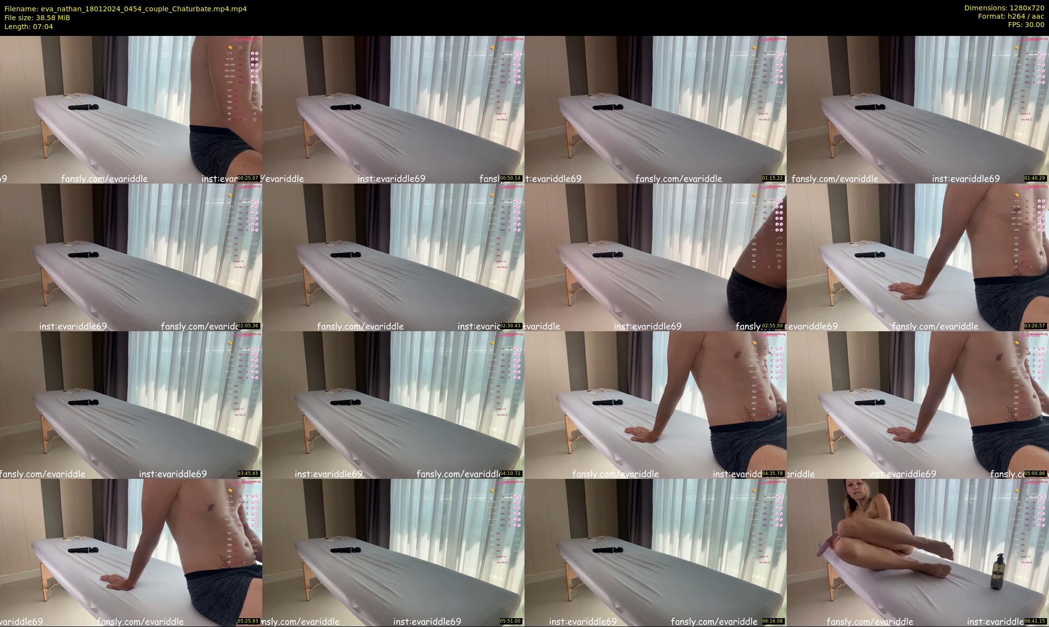 eva_nathan — 8 minute Chaturbate couple cam show recording, 720p, Jan 18, 2024