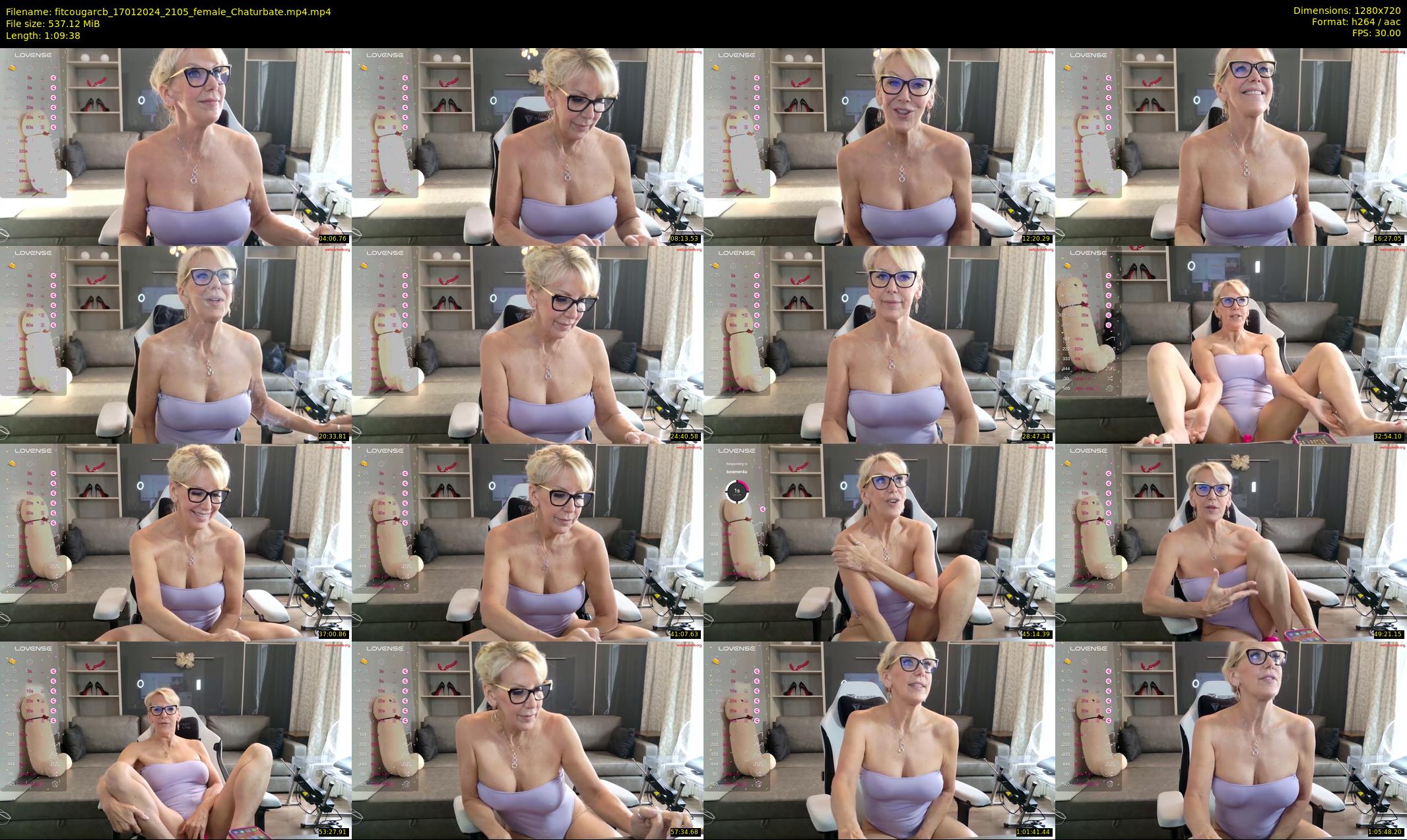 fitcougarcb — 70 minute Chaturbate female cam show recording, 720p, Jan 17, 2024