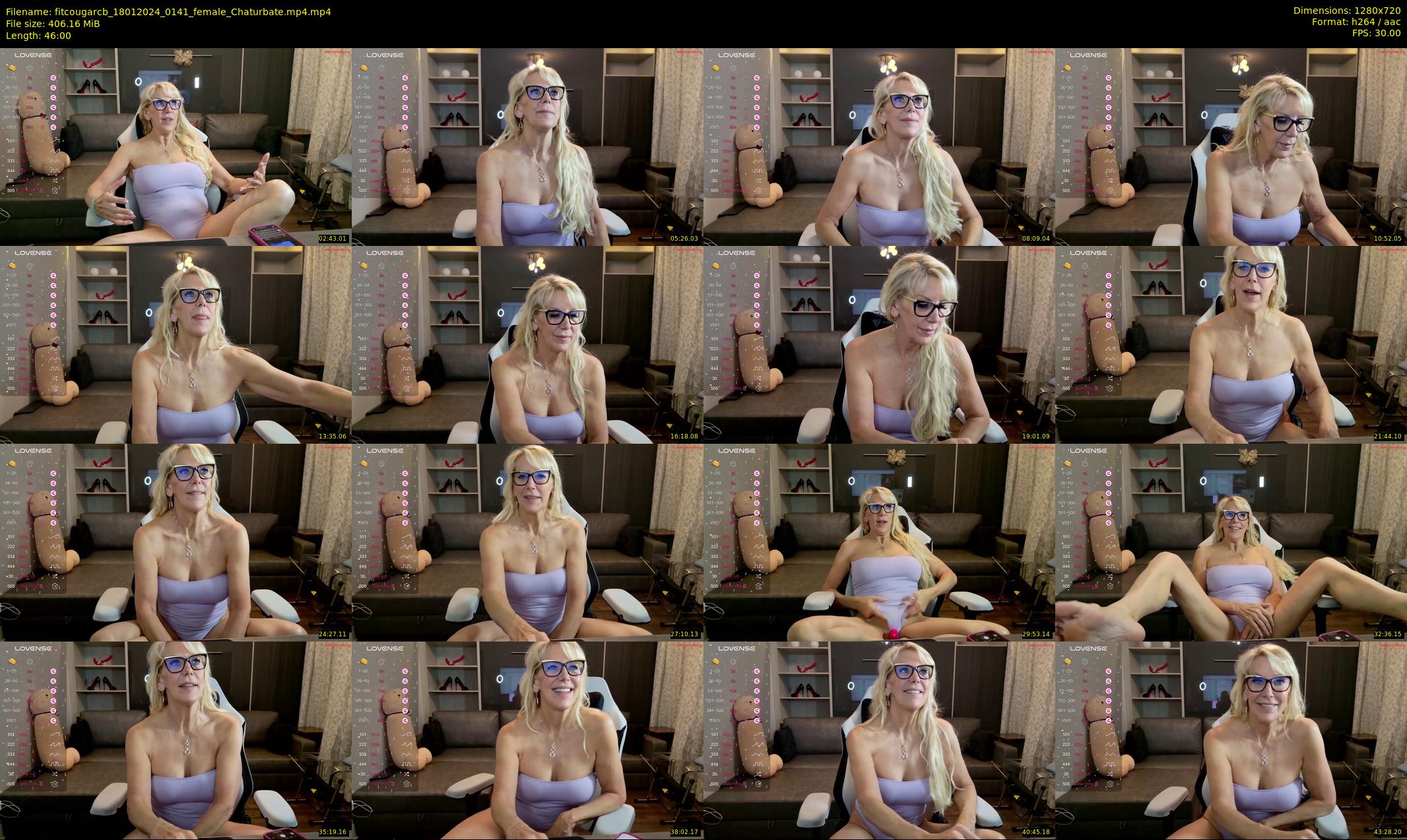 fitcougarcb — 46 minute Chaturbate female cam show recording, 720p, Jan 18, 2024