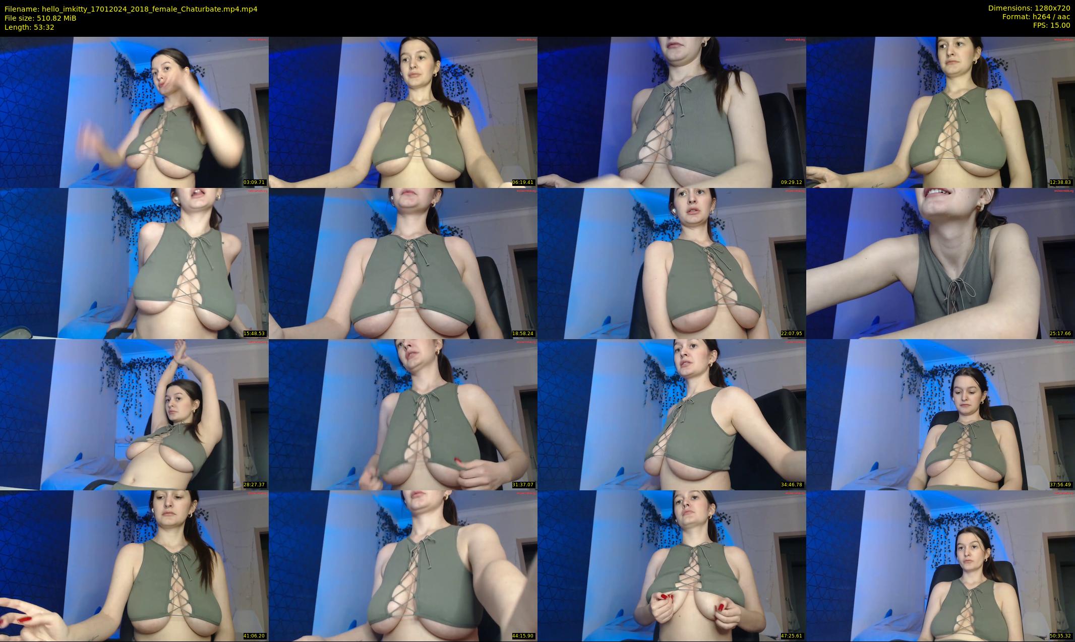 hello_imkitty — 54 minute Chaturbate female cam show recording, 720p, Jan 17, 2024