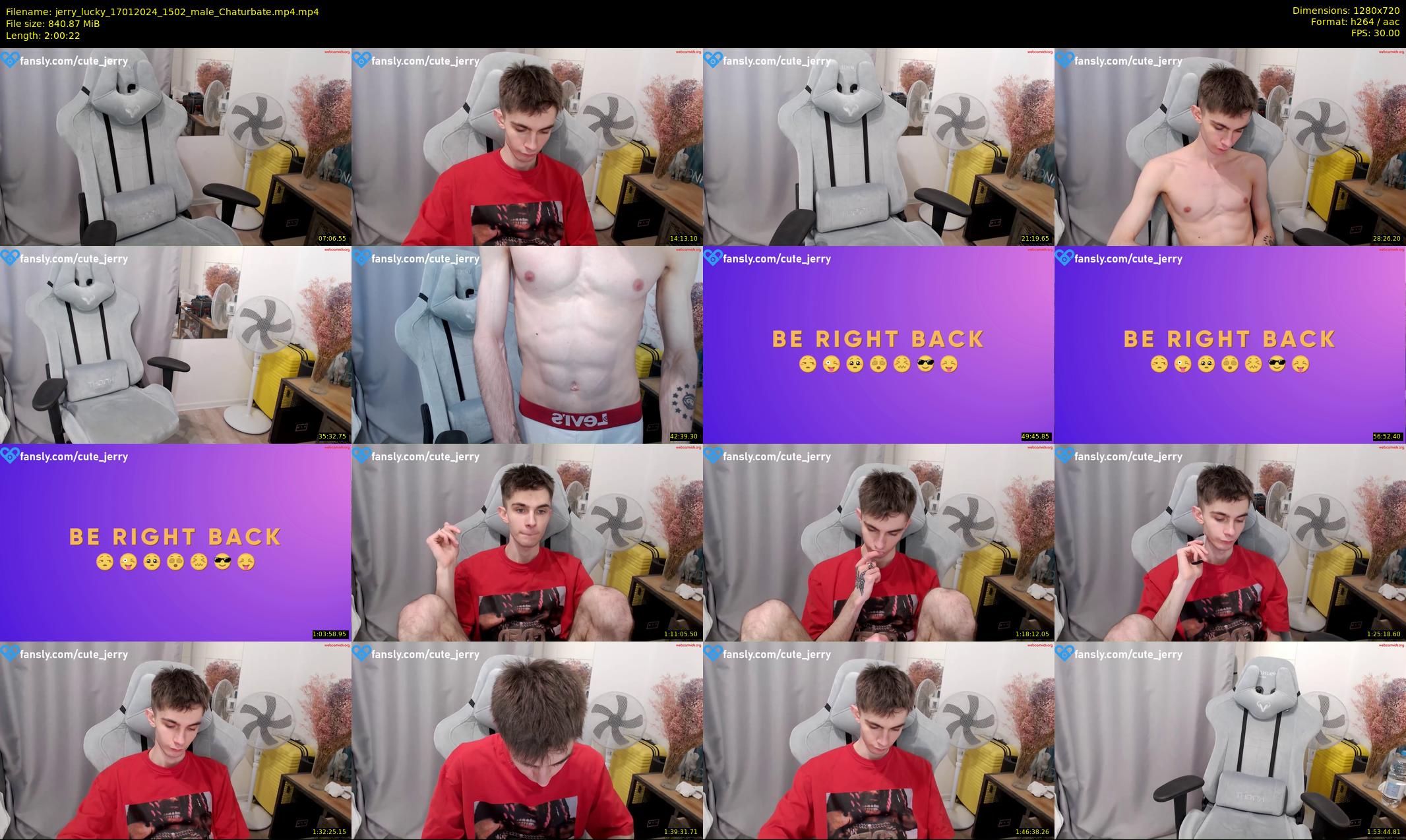 jerry_lucky — 121 minute Chaturbate male cam show recording, 720p, Jan 17, 2024