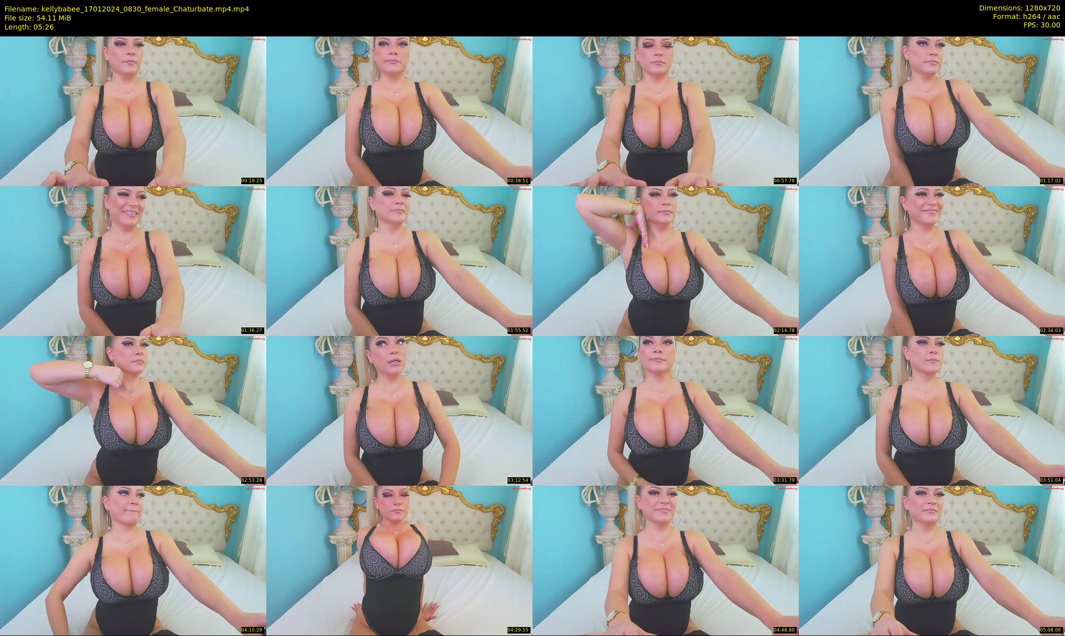 kellybabee — 6 minute Chaturbate female cam show recording, 720p, Jan 17, 2024