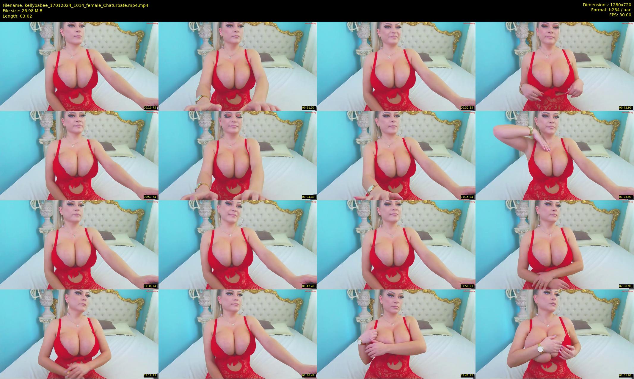 kellybabee — 4 minute Chaturbate female cam show recording, 720p, Jan 17, 2024