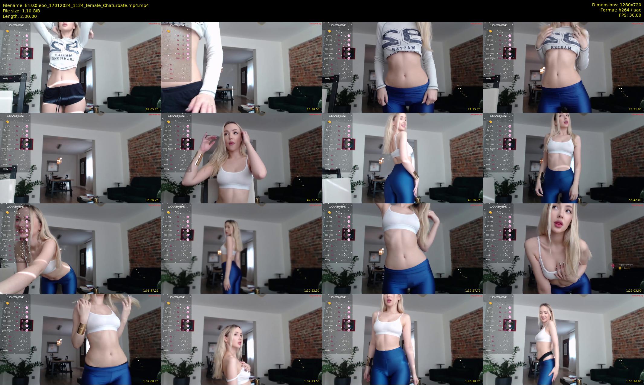 kriss0leoo — 120 minute Chaturbate couple cam show recording, 720p, Jan 17, 2024