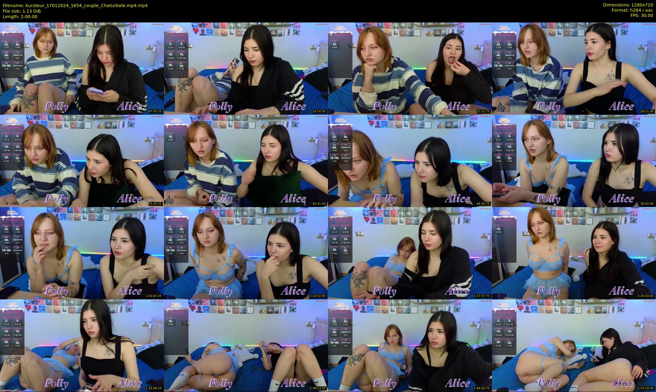 kuroteur — 120 minute Chaturbate couple cam show recording, 720p, Jan 17, 2024