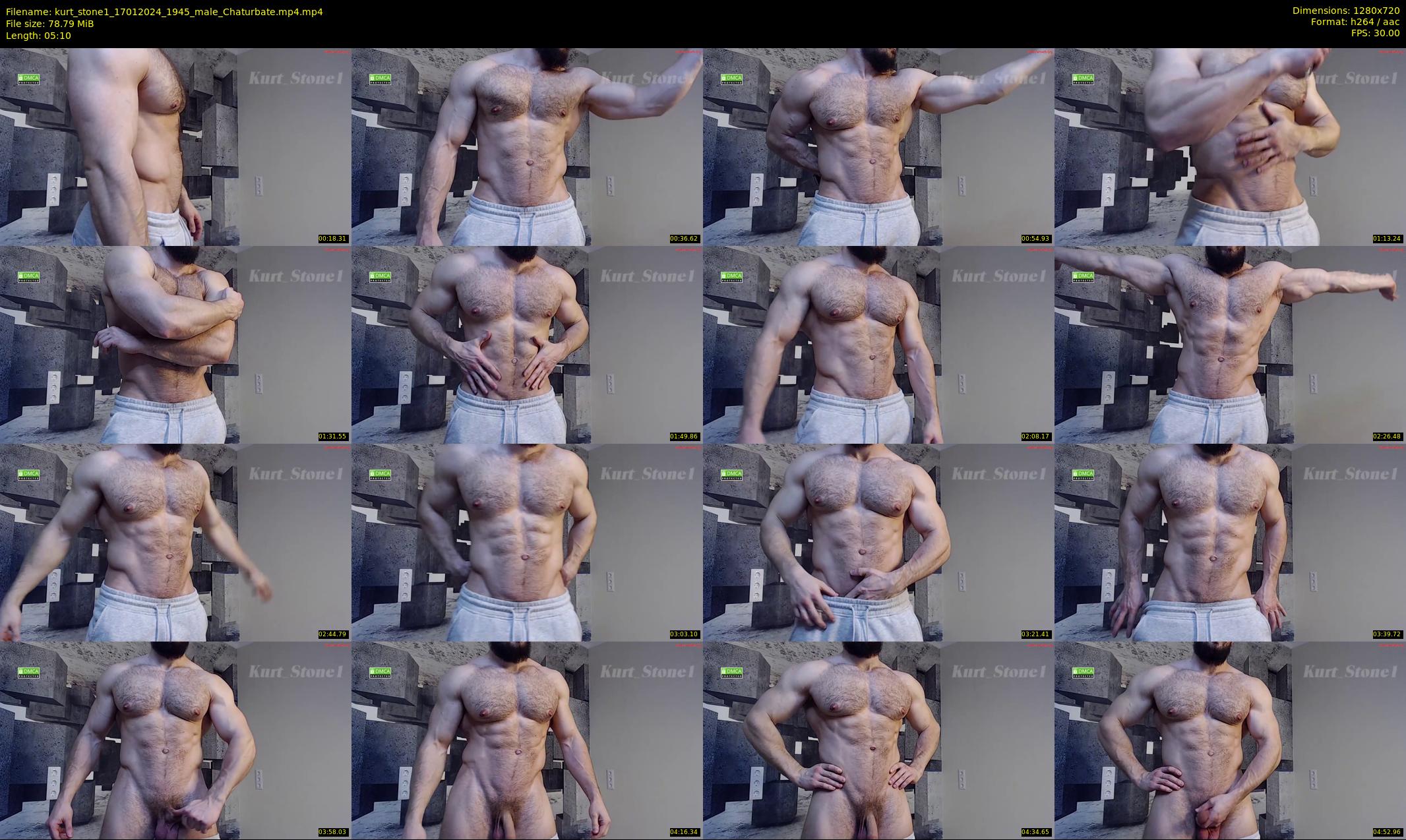 kurt_stone1 — 6 minute Chaturbate male cam show recording, 720p, Jan 17, 2024