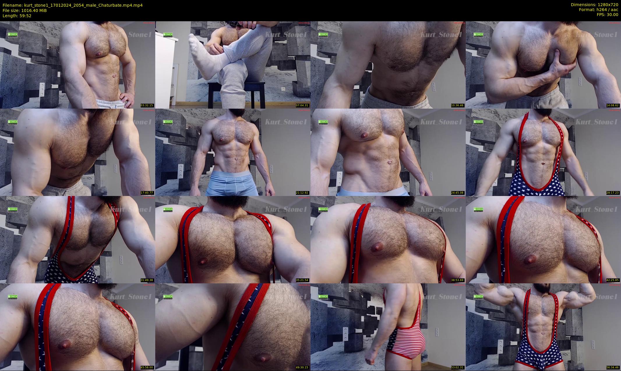 kurt_stone1 — 60 minute Chaturbate male cam show recording, 720p, Jan 17, 2024